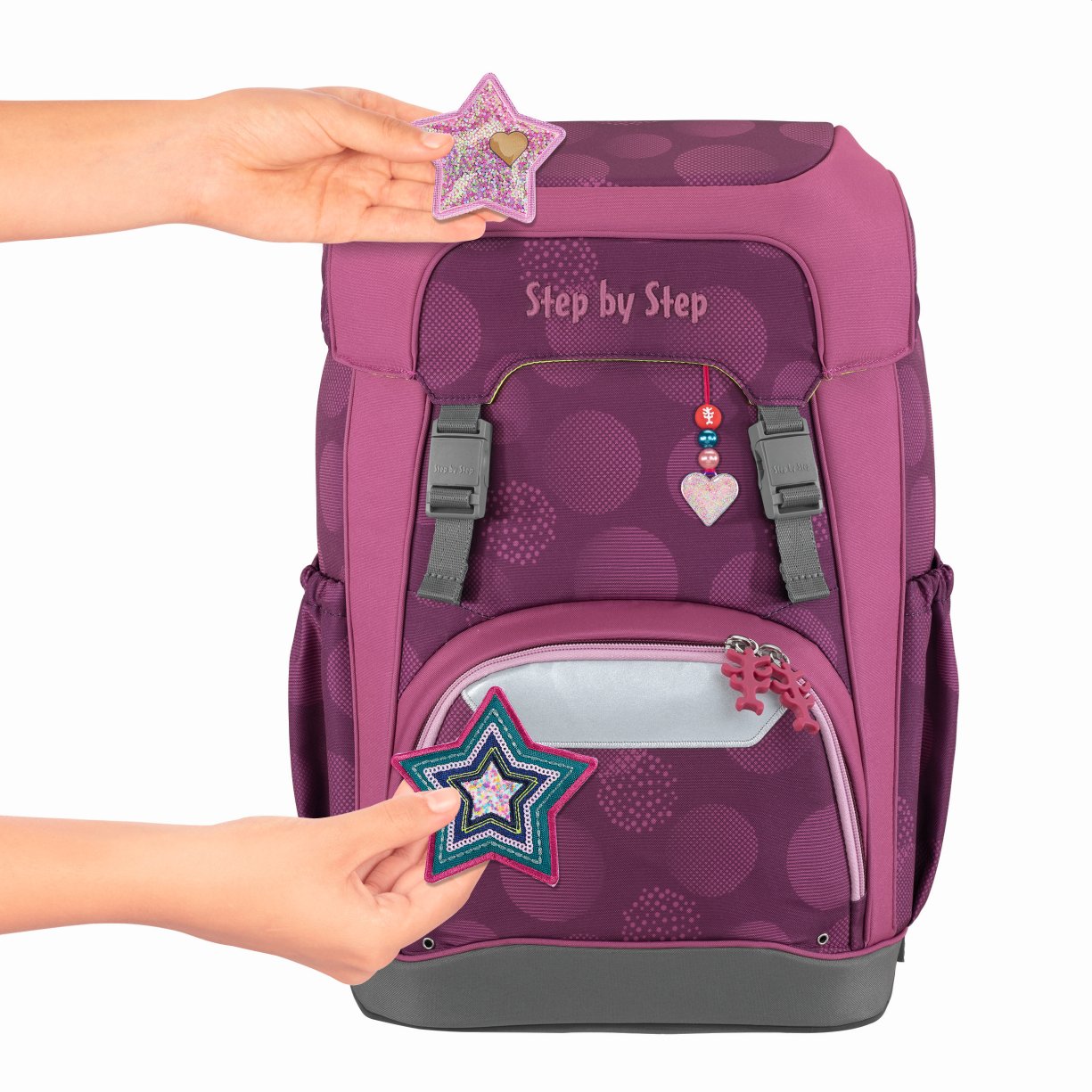 Step by Step GIANT Schulrucksack-Set "Glamour Star Astra", 5-teilig