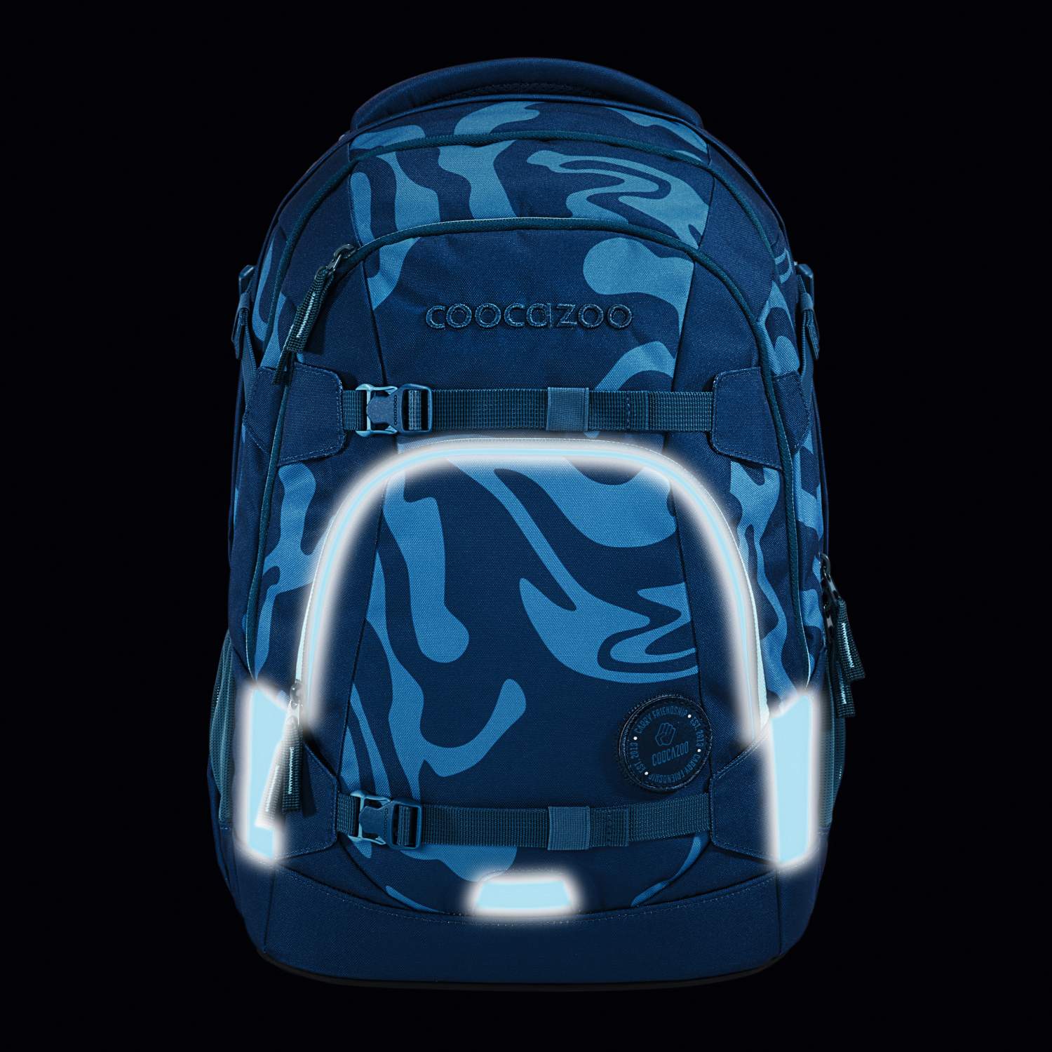 coocazoo Schulrucksack MATE, Breaking Waves