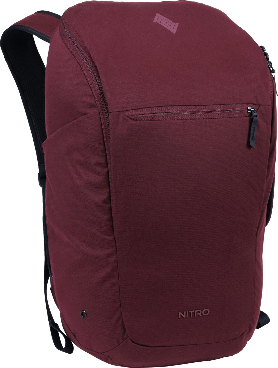 Nitro Rucksack NIKURO TRAVELER WINE rot