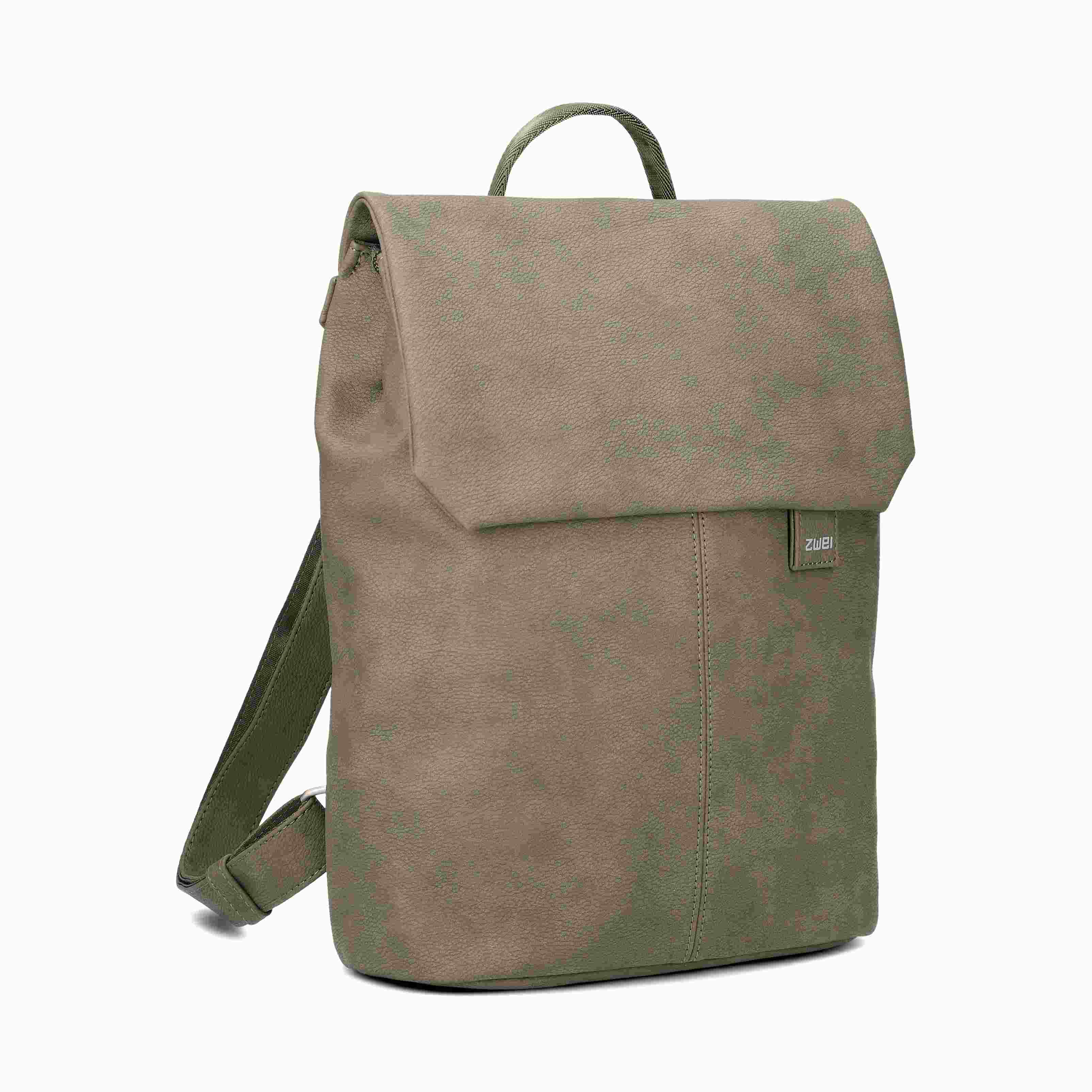 zwei MADEMOISELLE.M Rucksack MR13 nubuk-olive