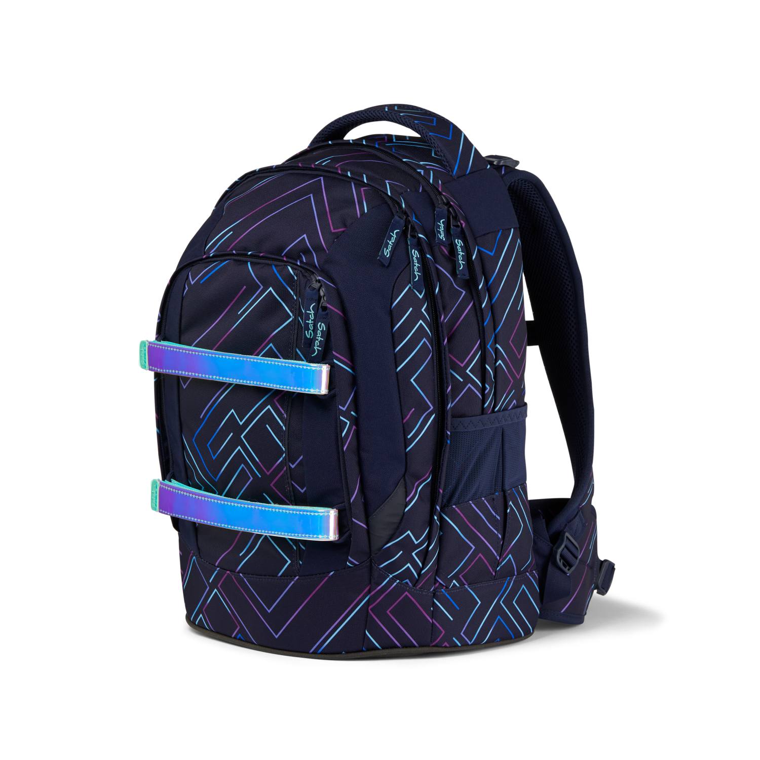 Satch pack Schulrucksack Purple Laser