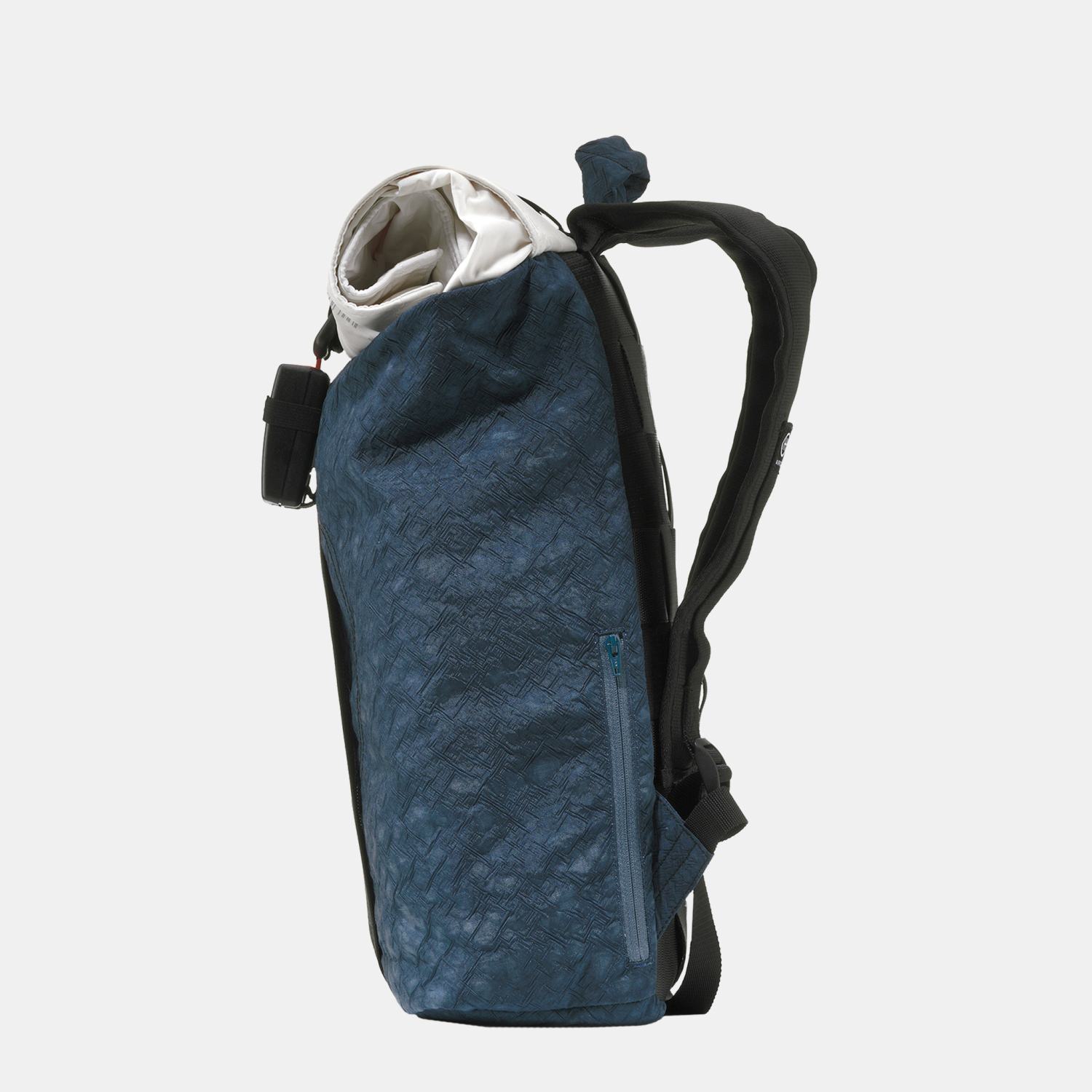 Airpaq Rucksack Rolltop - Weiße Rolle Blau