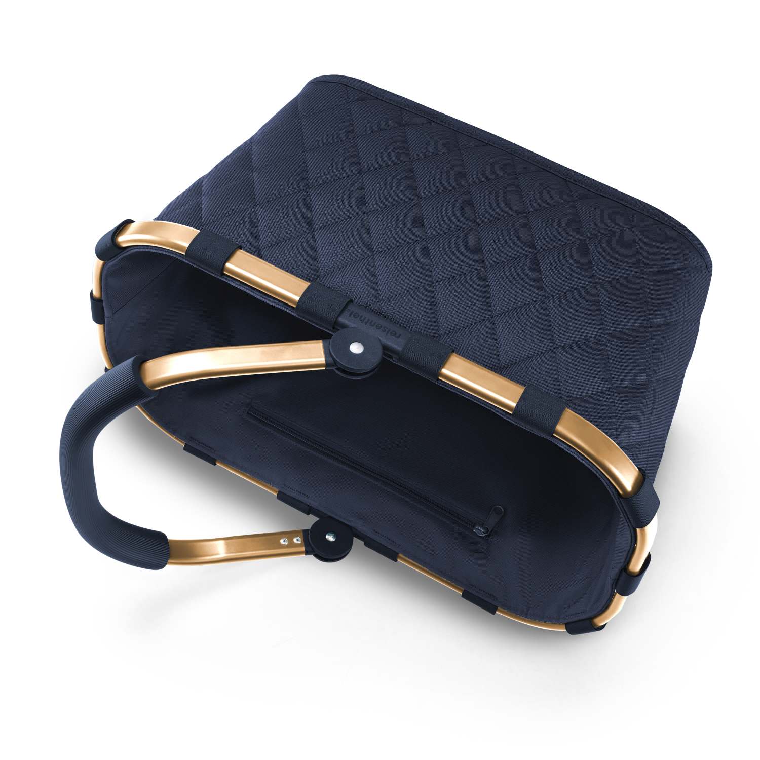 reisenthel Einkaufskorb carrybag frame rhombus midnight gold