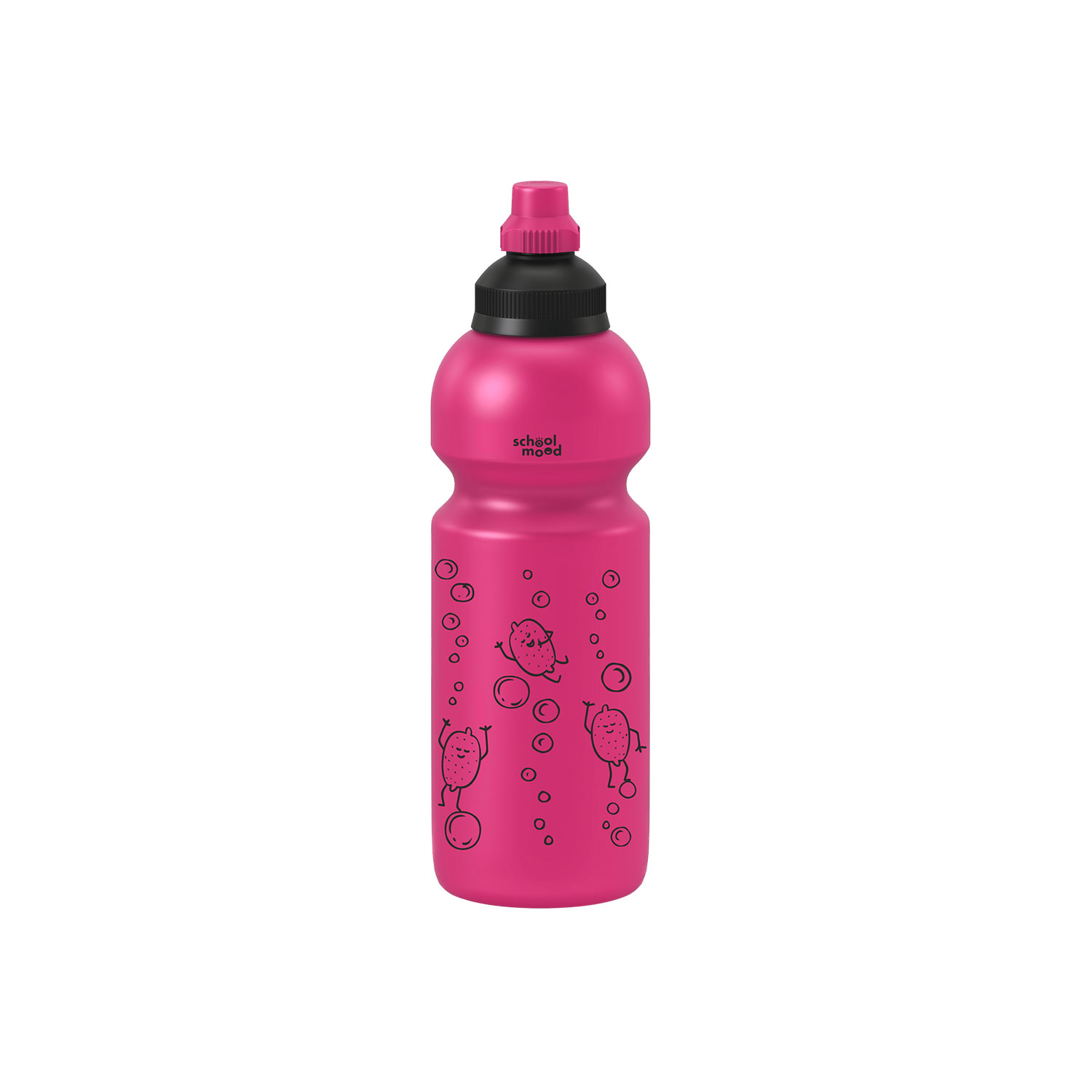 School Mood Trinkflasche pink, 600 ml