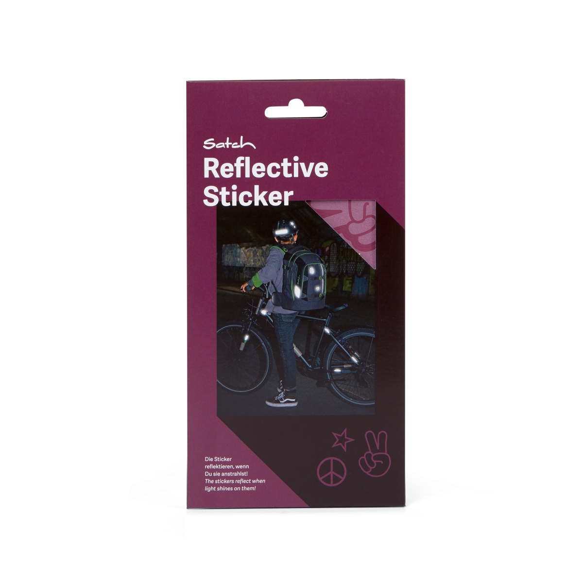 Satch Reflective Sticker Set Lila