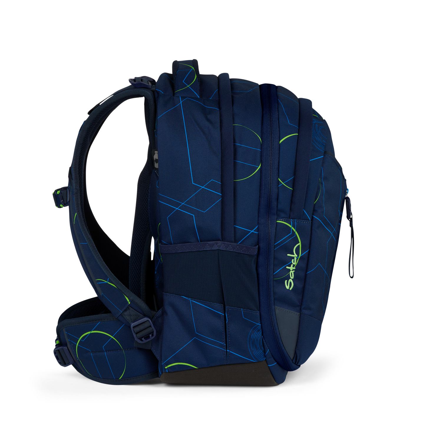 Satch match Schulrucksack Blue Tech