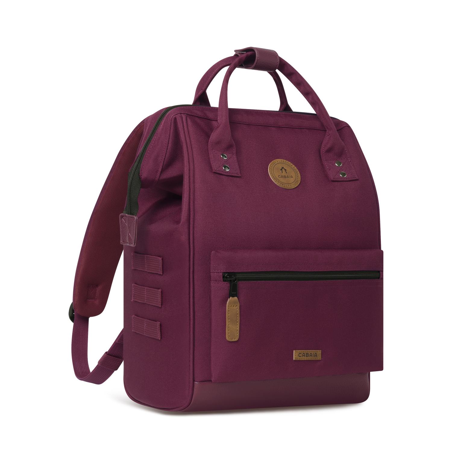 CABAIA Adventurer NICE Oxford Recycled Rucksack Medium Bordeaux