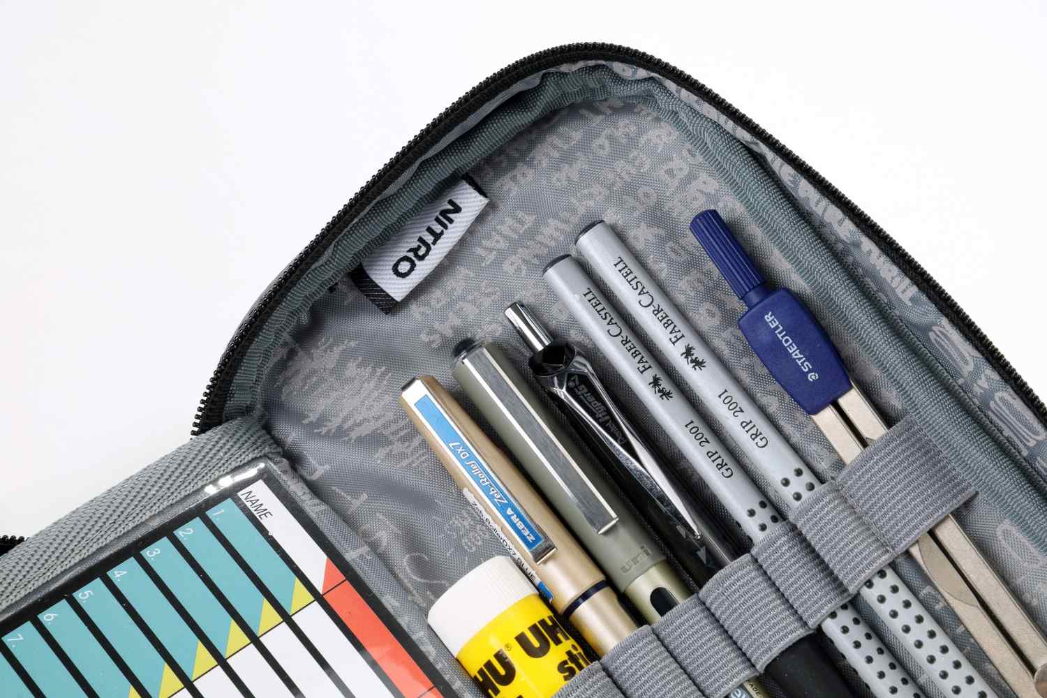 Nitro Mäppchen PENCIL CASE XL TOUGH BLACK schwarz