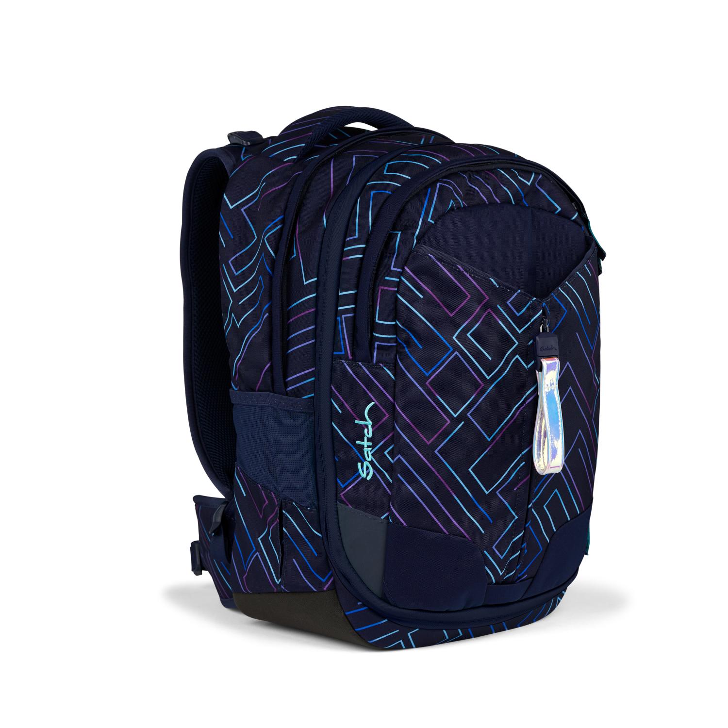 Satch match Schulrucksack Purple Laser