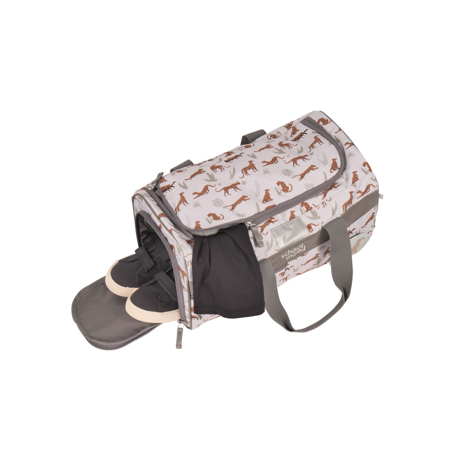 School Mood Nordic Collection Sporttasche Leopard