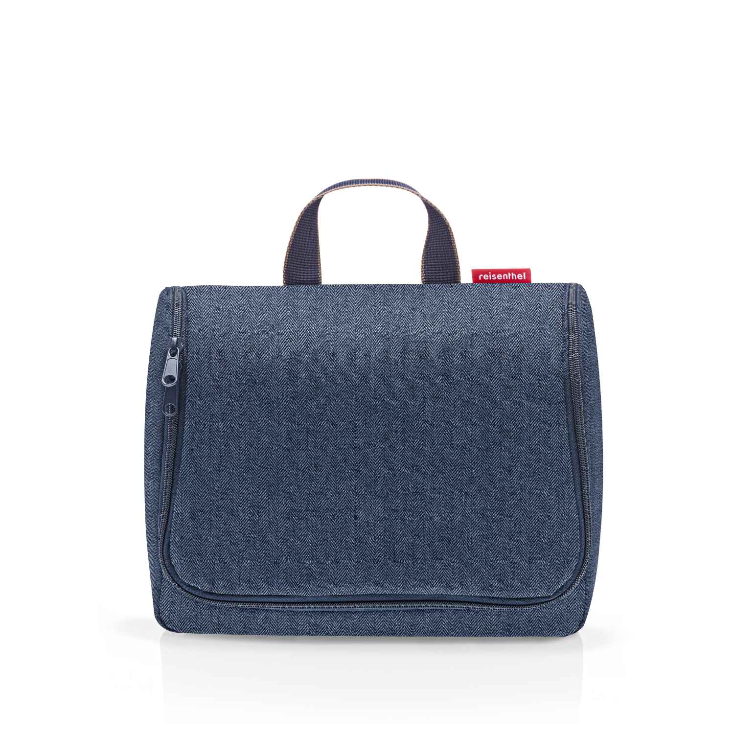 reisenthel-toiletbag-xl-kosmetiktasche-herringbone-dark-blue