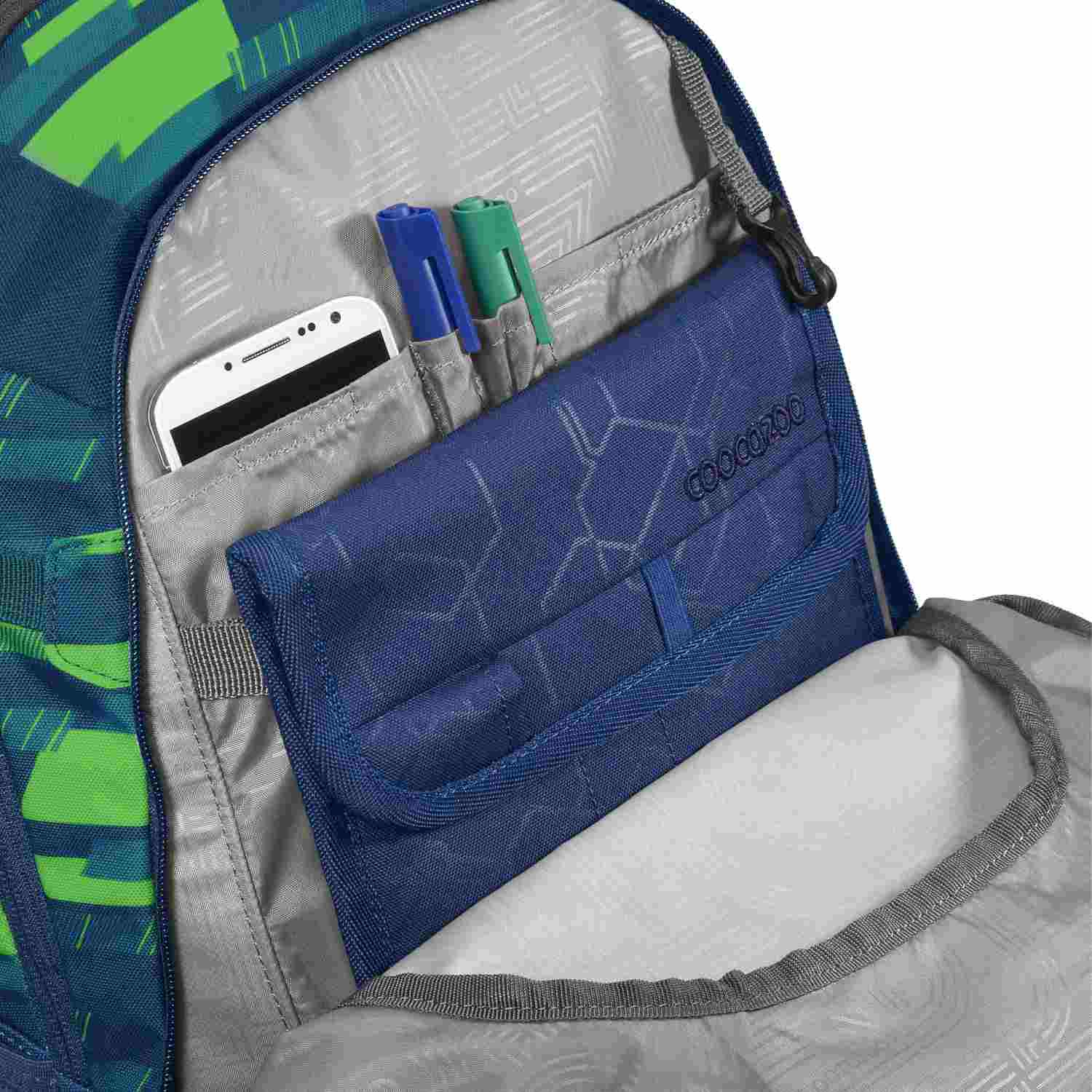 coocazoo Schulrucksack MATE, Lime Stripe