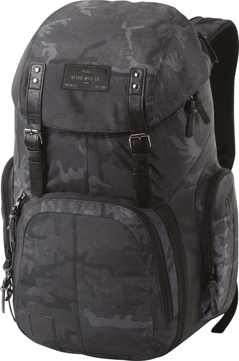 Nitro Rucksack WEEKENDER FORGED CAMO schwarz