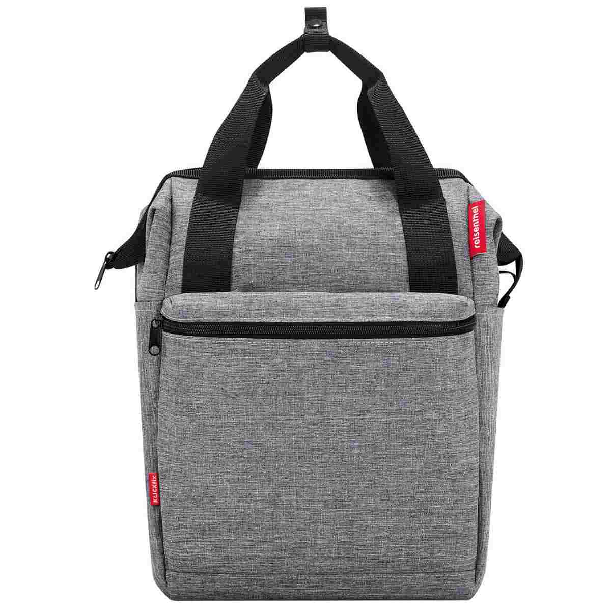 KLICKfix Fahrradtasche ROOMY GT twist silver