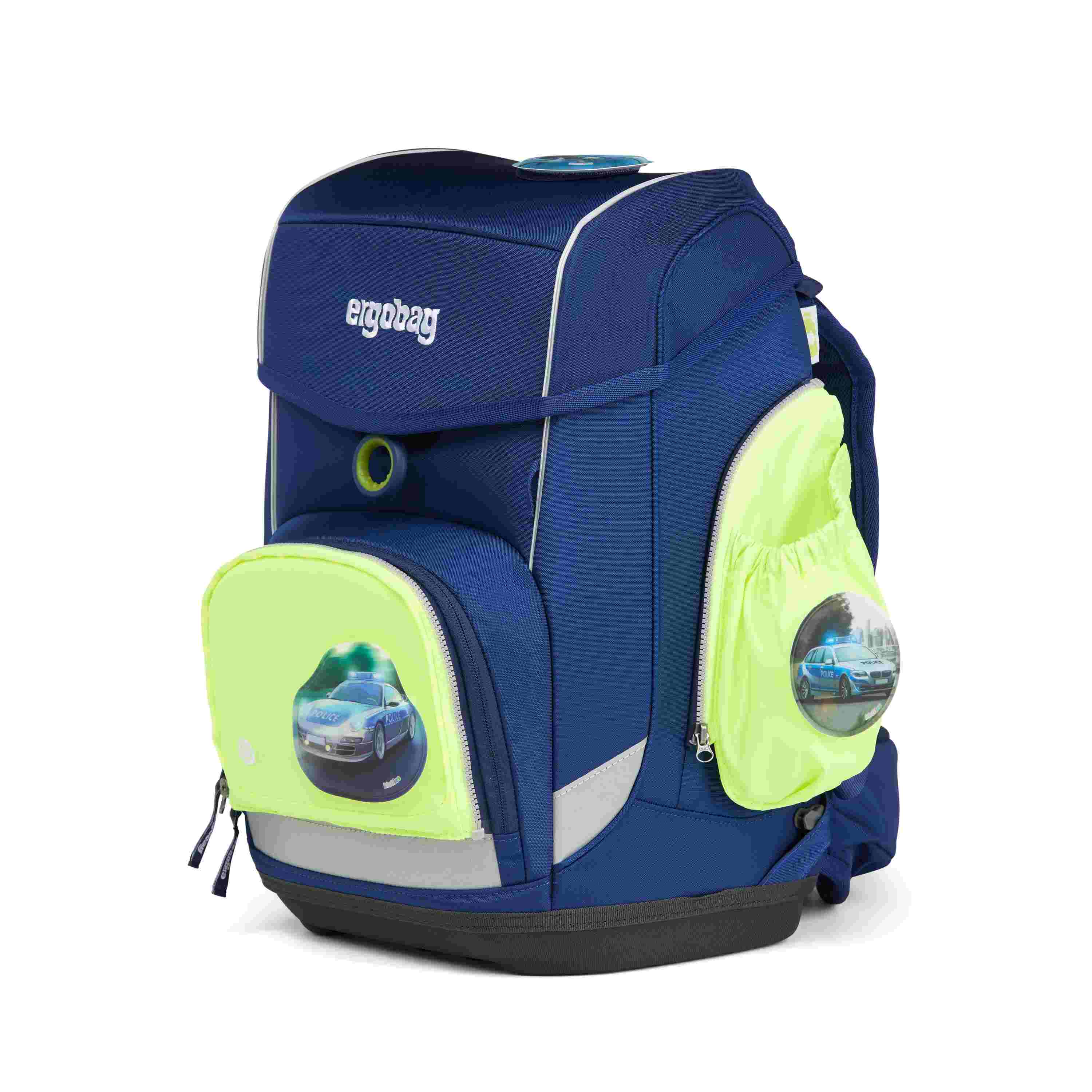 ergobag Fluo LED Seitentaschen Zip-Set Gelb