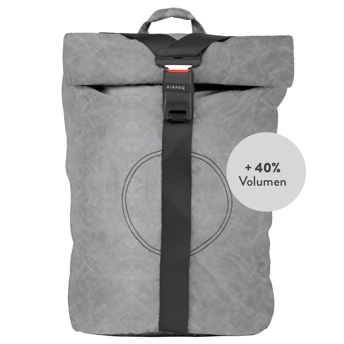 Airpaq Rucksack Rolltop BIQ Grau / Grey 2.0