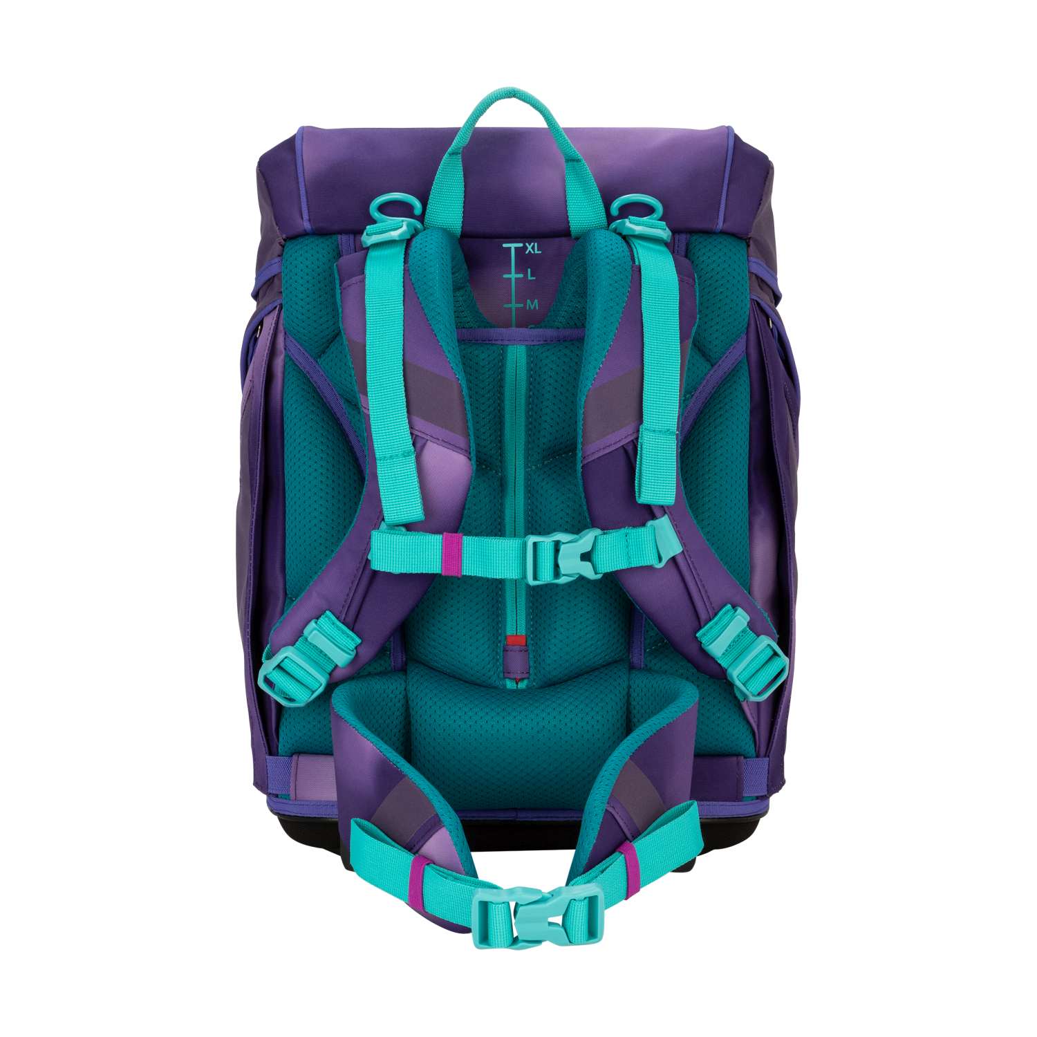 Scout Alpha Exklusiv Superflash Purple Magic Schulranzen-Set 4-teilig