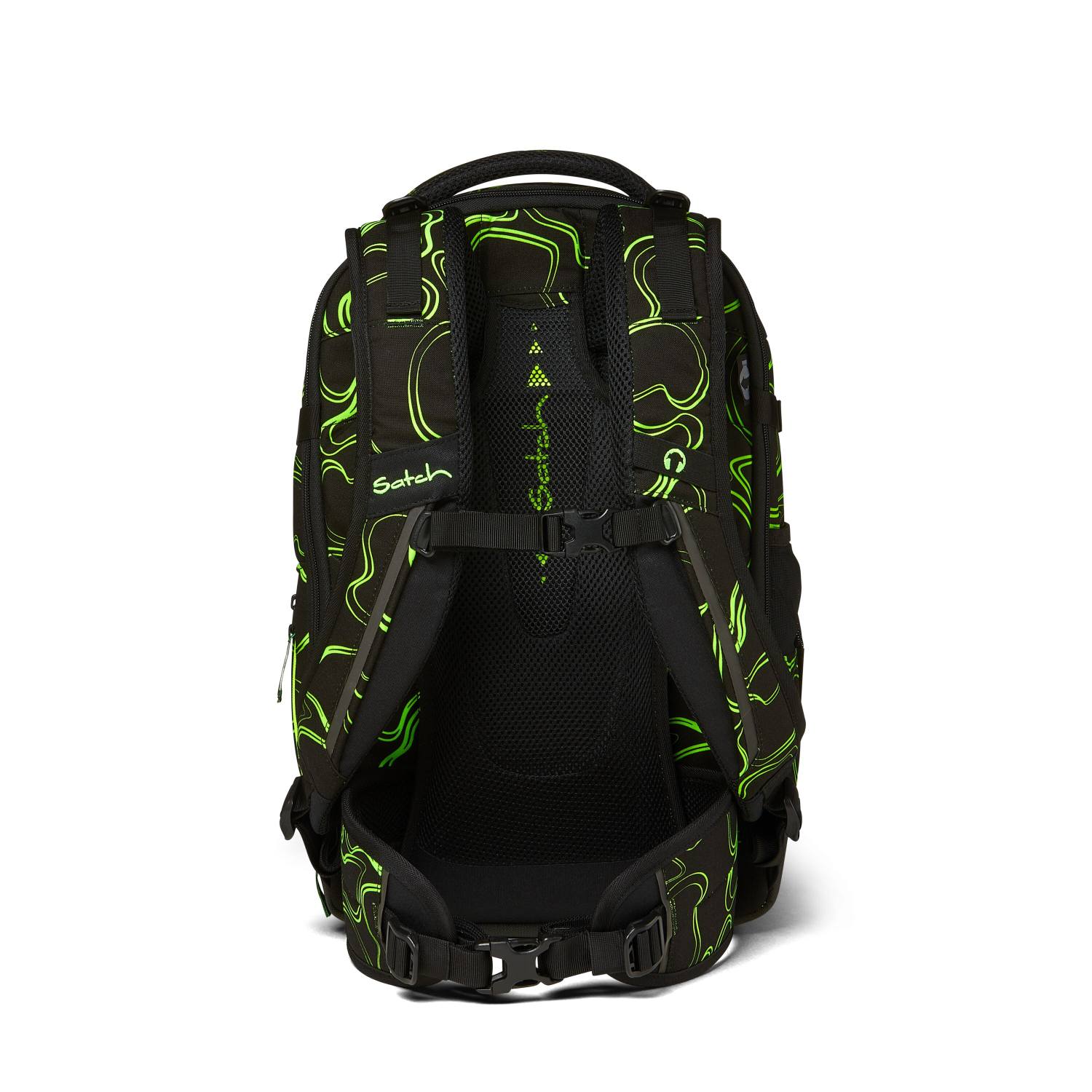 Satch match Schulrucksack Green Supreme New