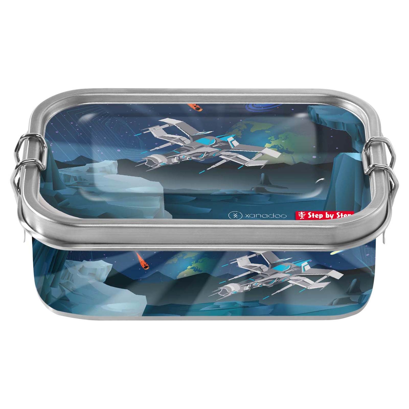 Step by Step Edelstahl-Lunchbox "Starship Sirius"