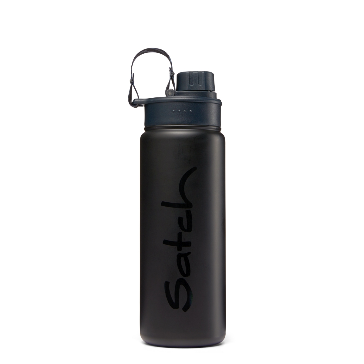 Satch Thermo Edelstahl-Trinkflasche black steel