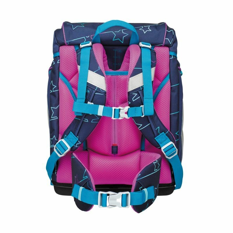 Scout Alpha Blue Star Schulranzen-Set 4-teilig