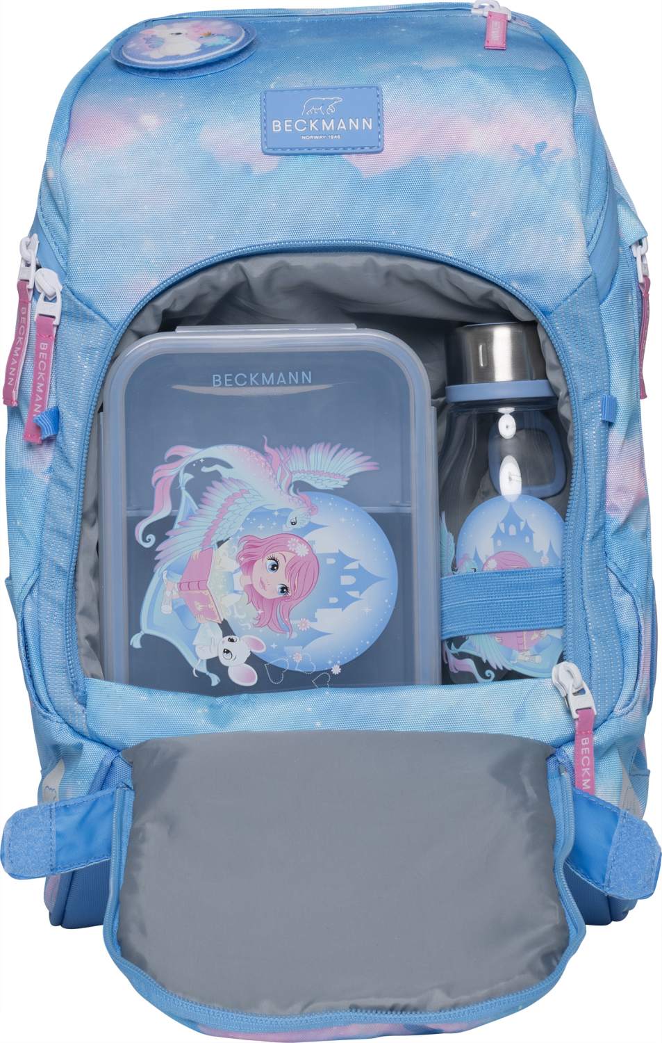 Beckmann Schulranzenset Active Air FLX - 6-Tlg. Set Fairytale