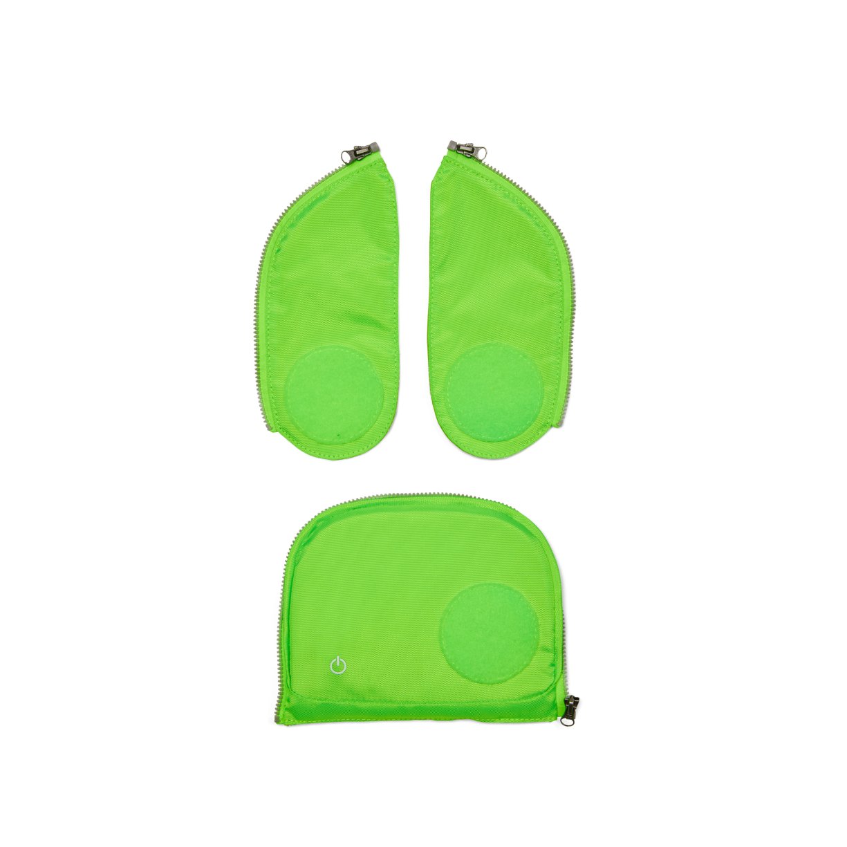 ergobag Fluo LED Zip Set Grün