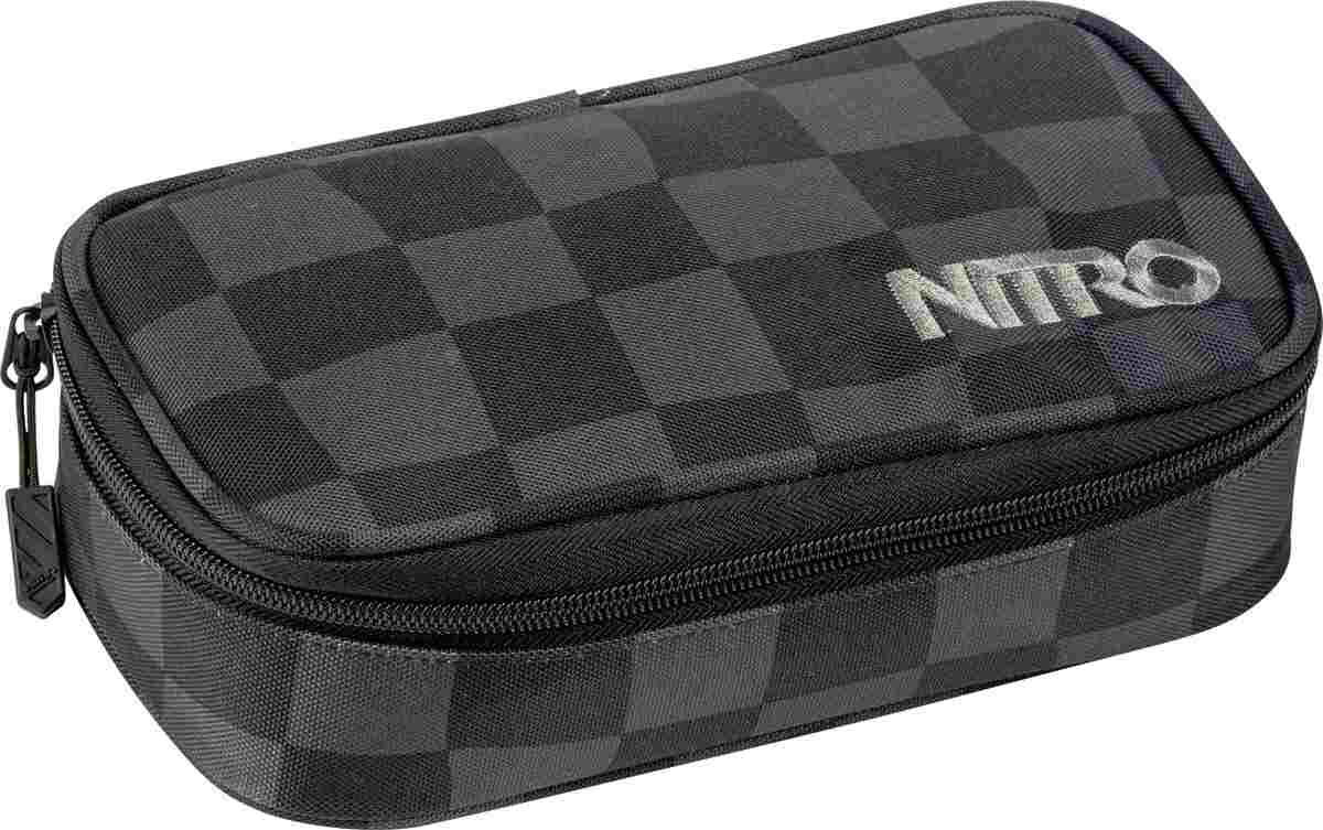 Nitro Mäppchen PENCIL CASE XL BLACK CHECKER schwarz