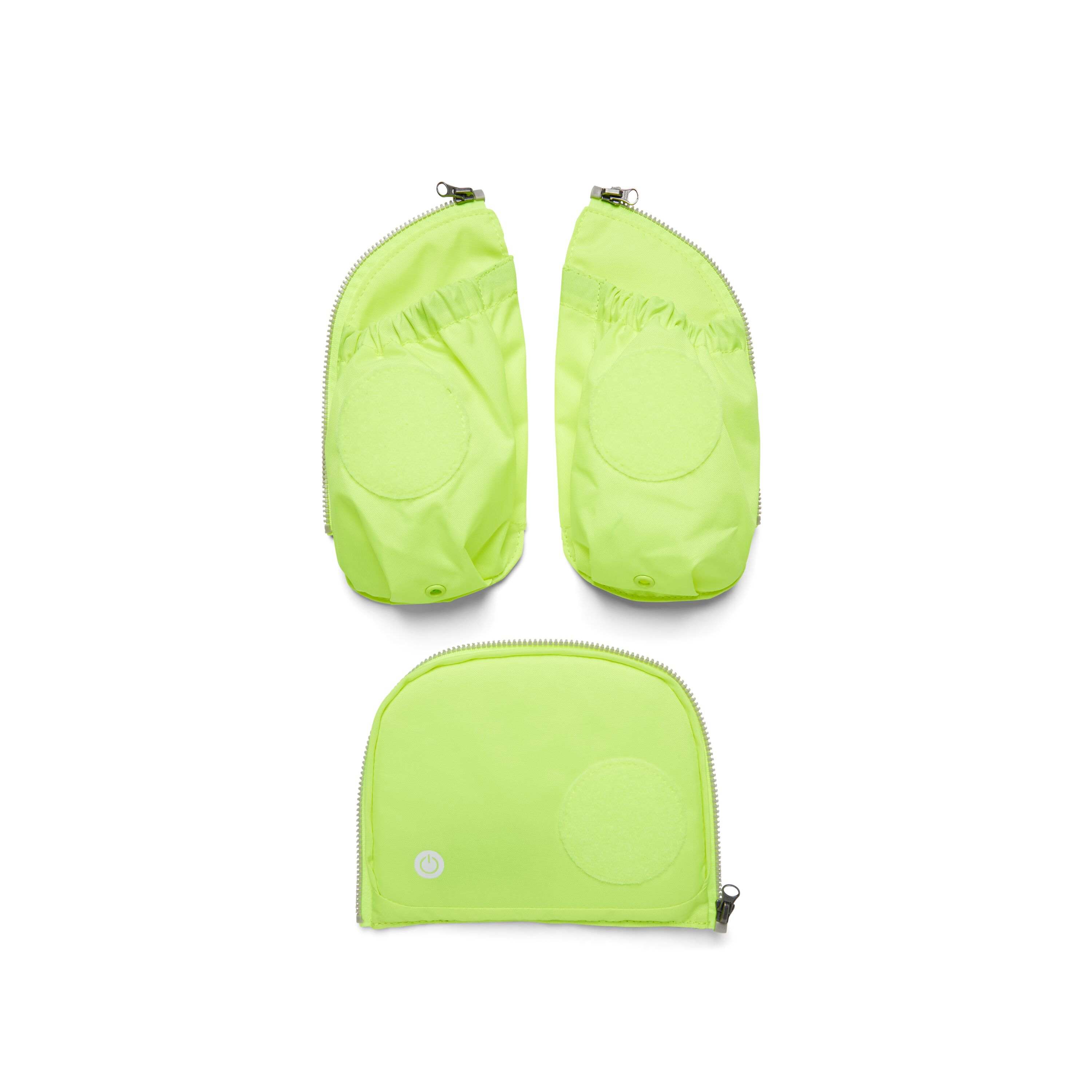 ergobag Fluo LED Seitentaschen Zip-Set Gelb