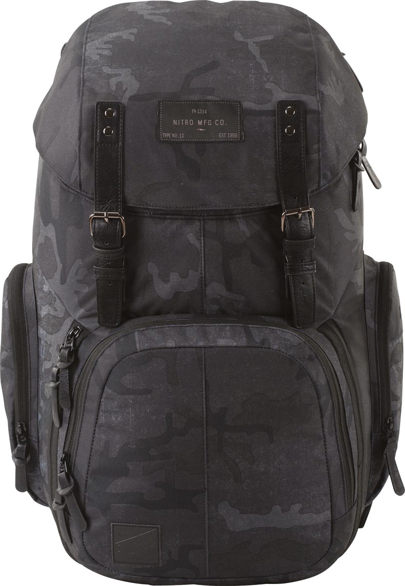 Nitro Rucksack WEEKENDER FORGED CAMO schwarz