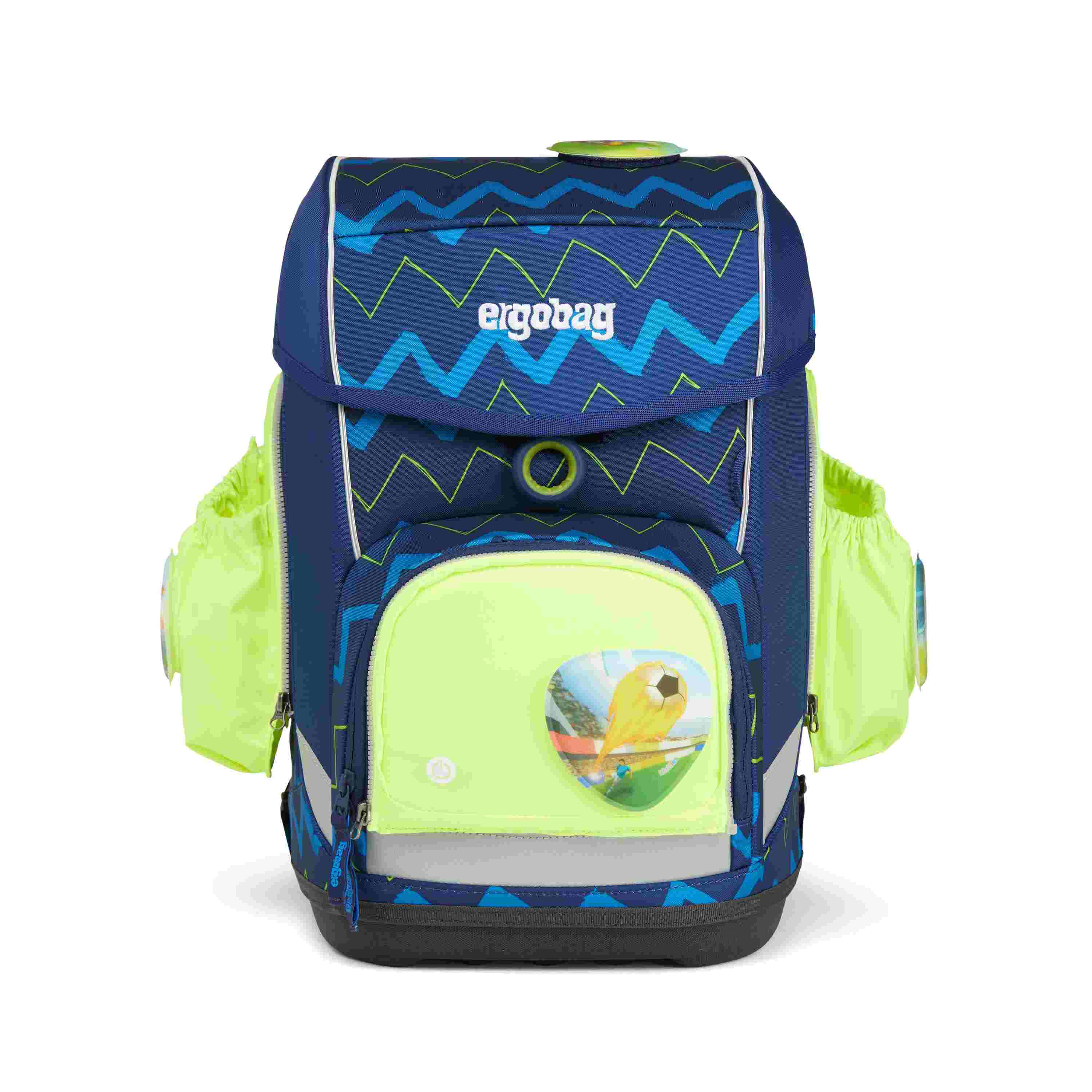 ergobag Fluo LED Seitentaschen Zip-Set Gelb