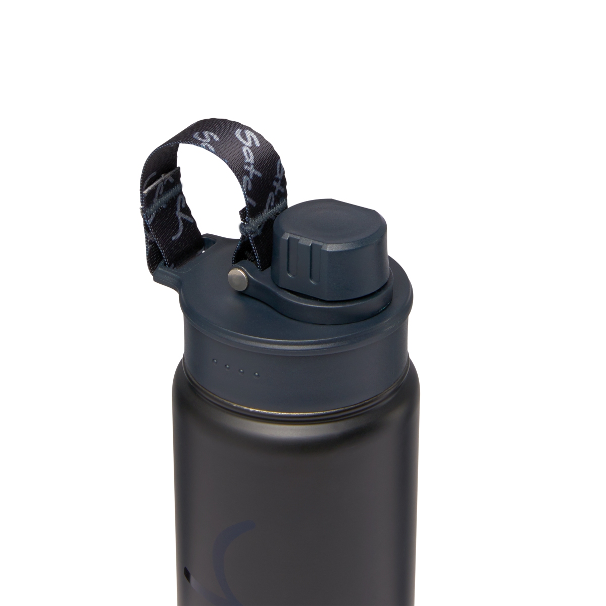 Satch Thermo Edelstahl-Trinkflasche black steel