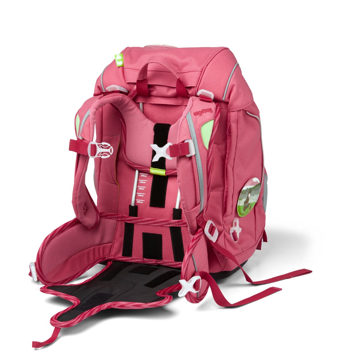 ergobag pack Schulrucksack-Set lamas in Bärjamas ECO HERO