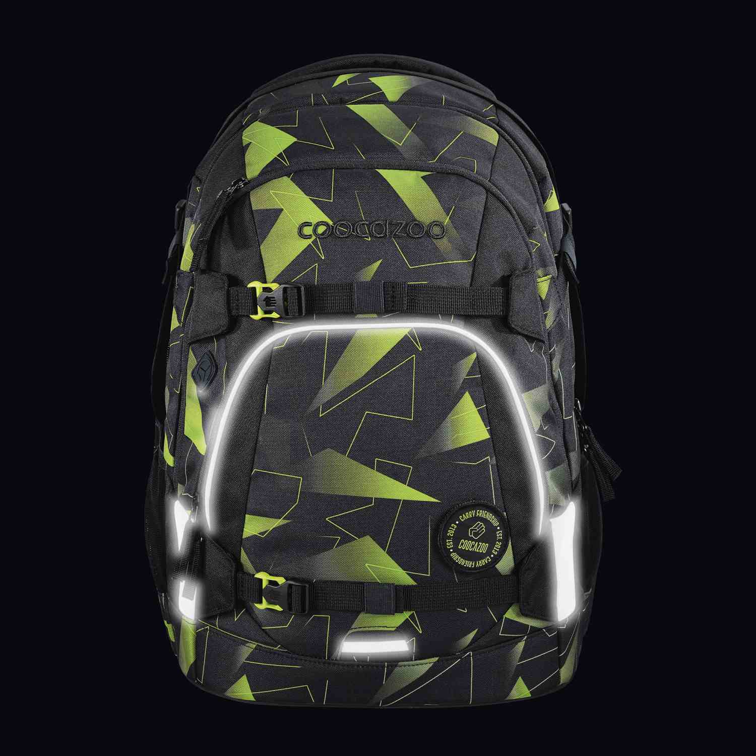 coocazoo Schulrucksack MATE, Lime Flash