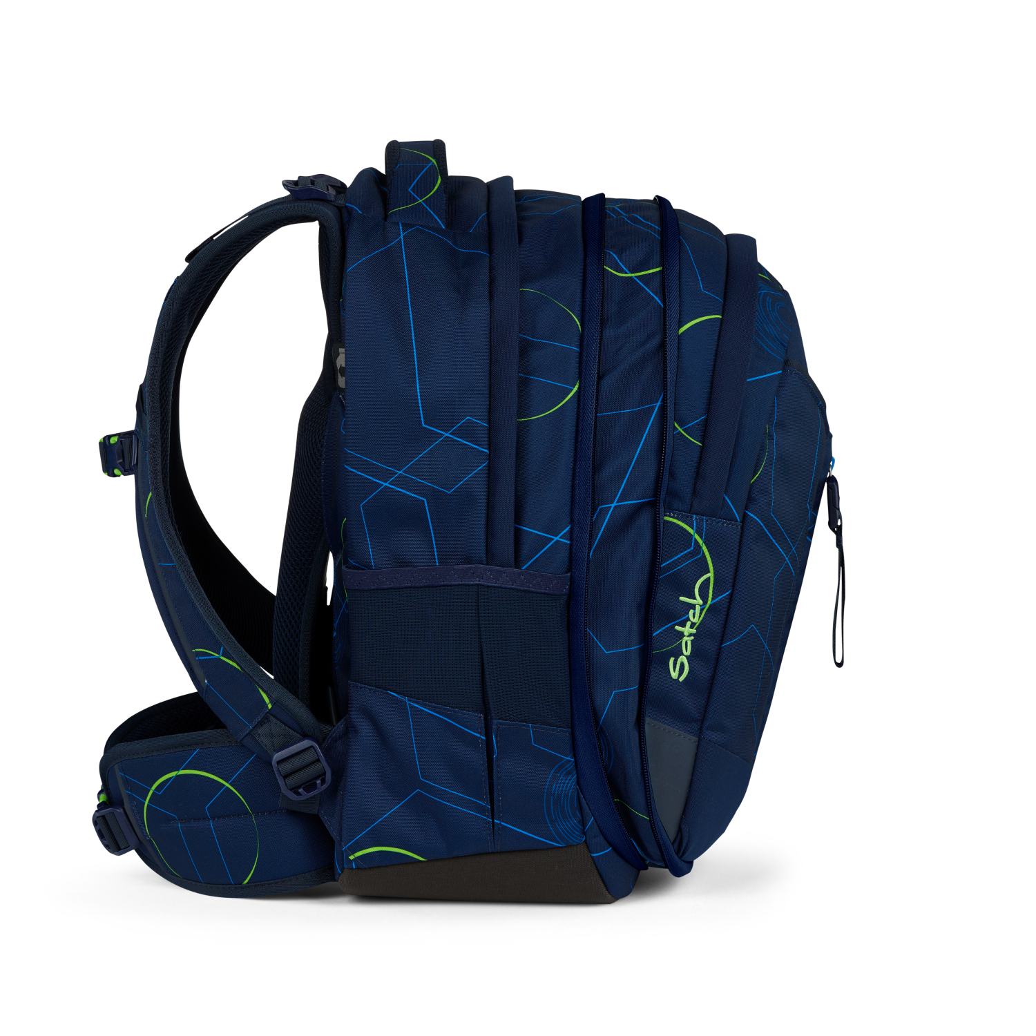 Satch match Schulrucksack Blue Tech