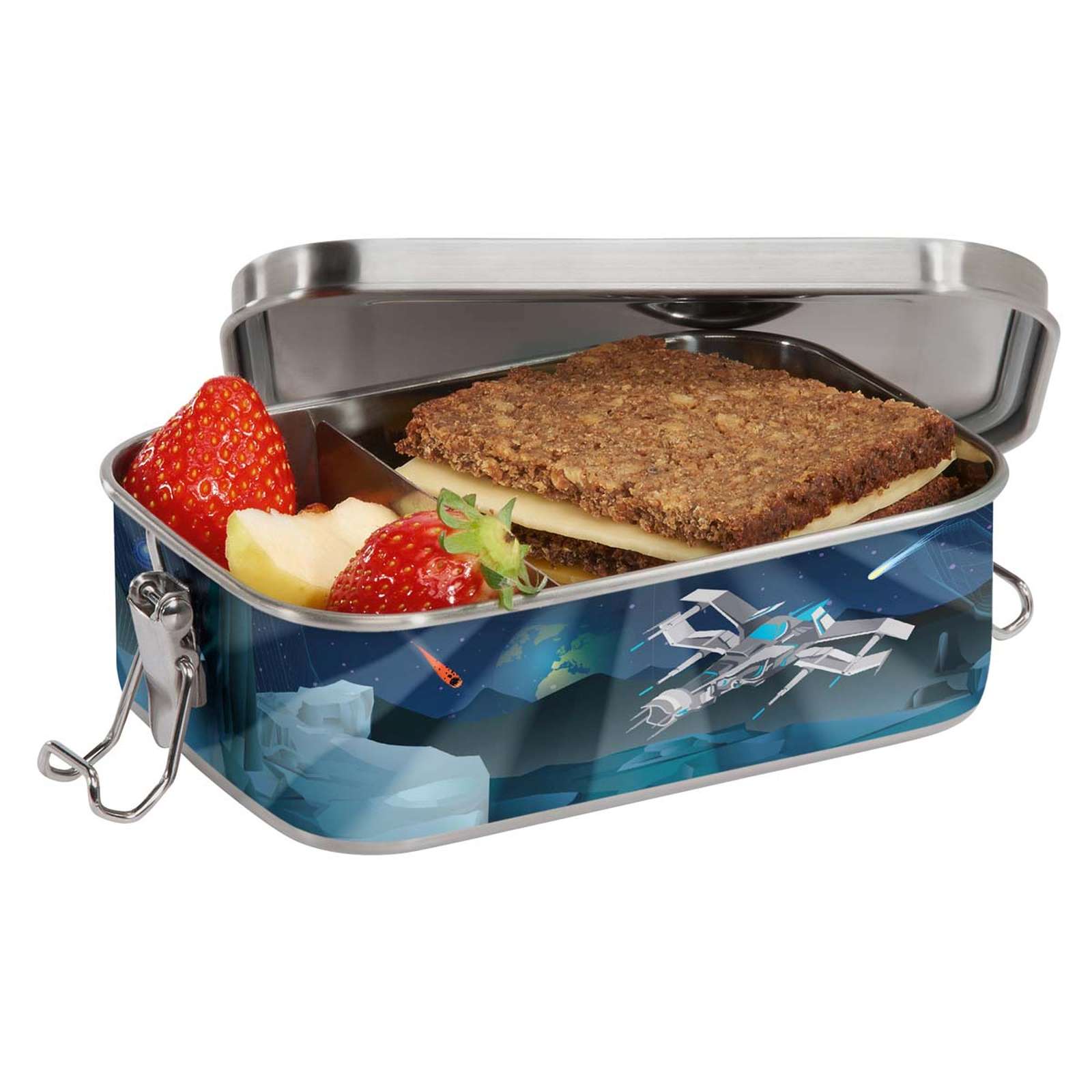 Step by Step Edelstahl-Lunchbox "Starship Sirius"