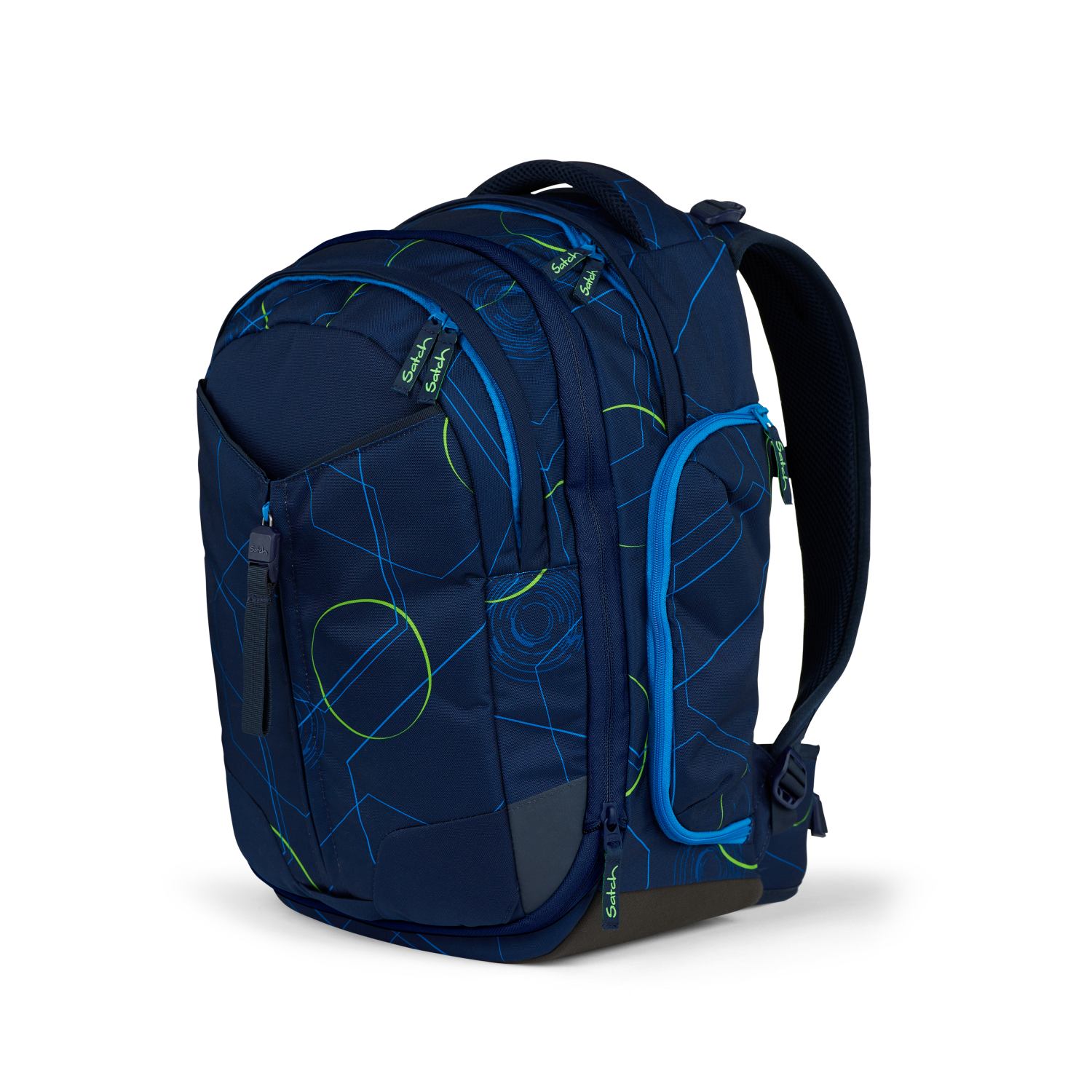 Satch match Schulrucksack Blue Tech