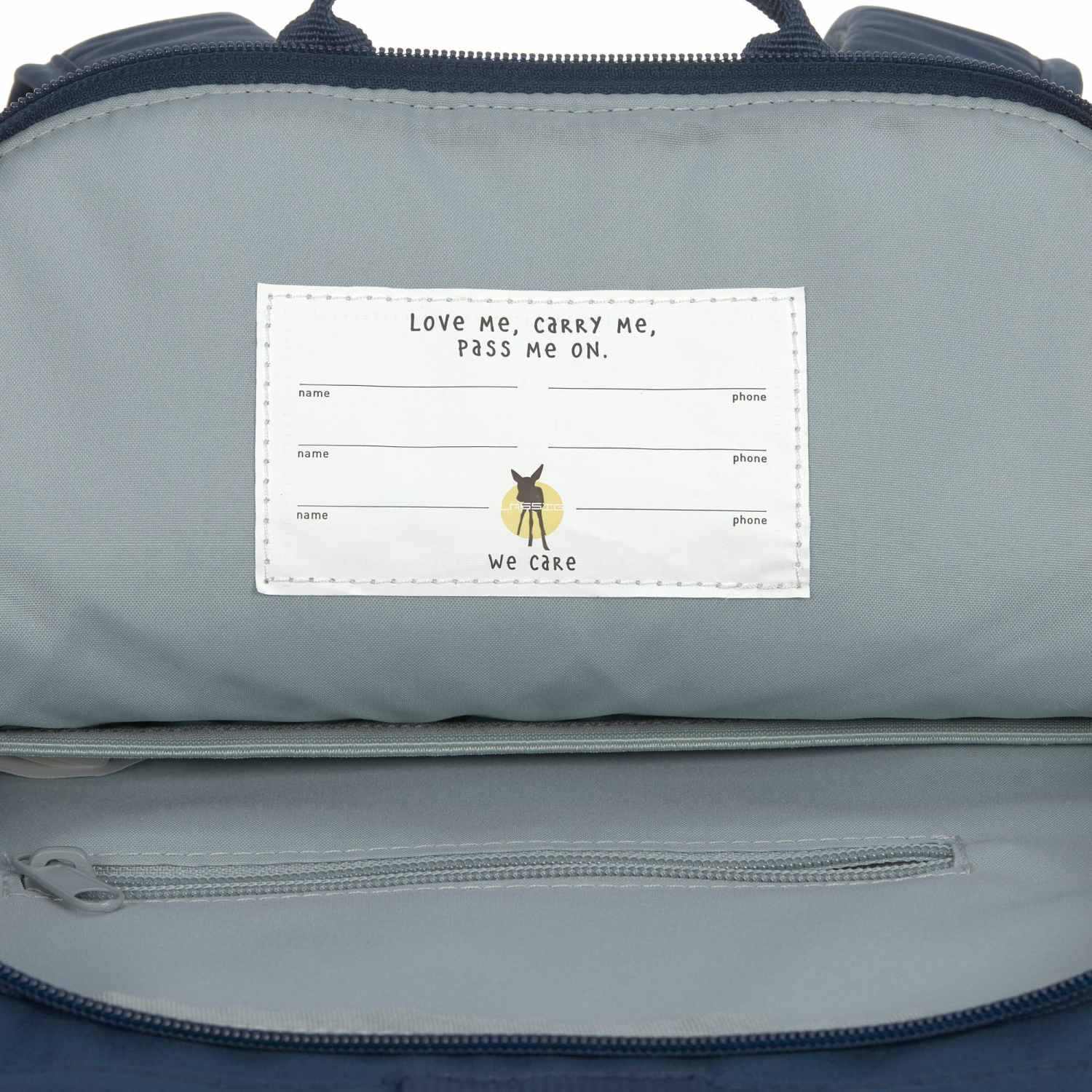 Lässig Kinderrucksack Rolltop navy