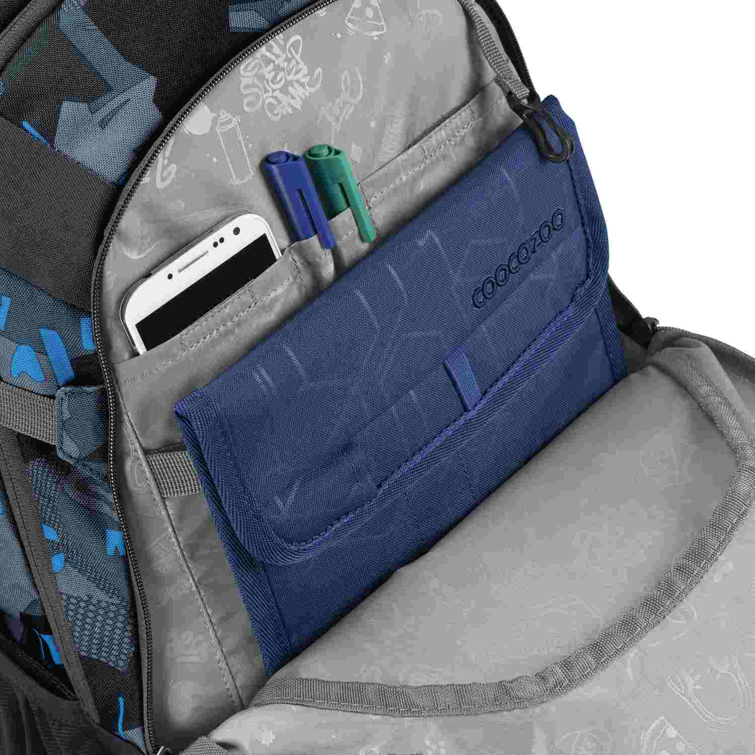 coocazoo Schulrucksack MATE, Blue Craft