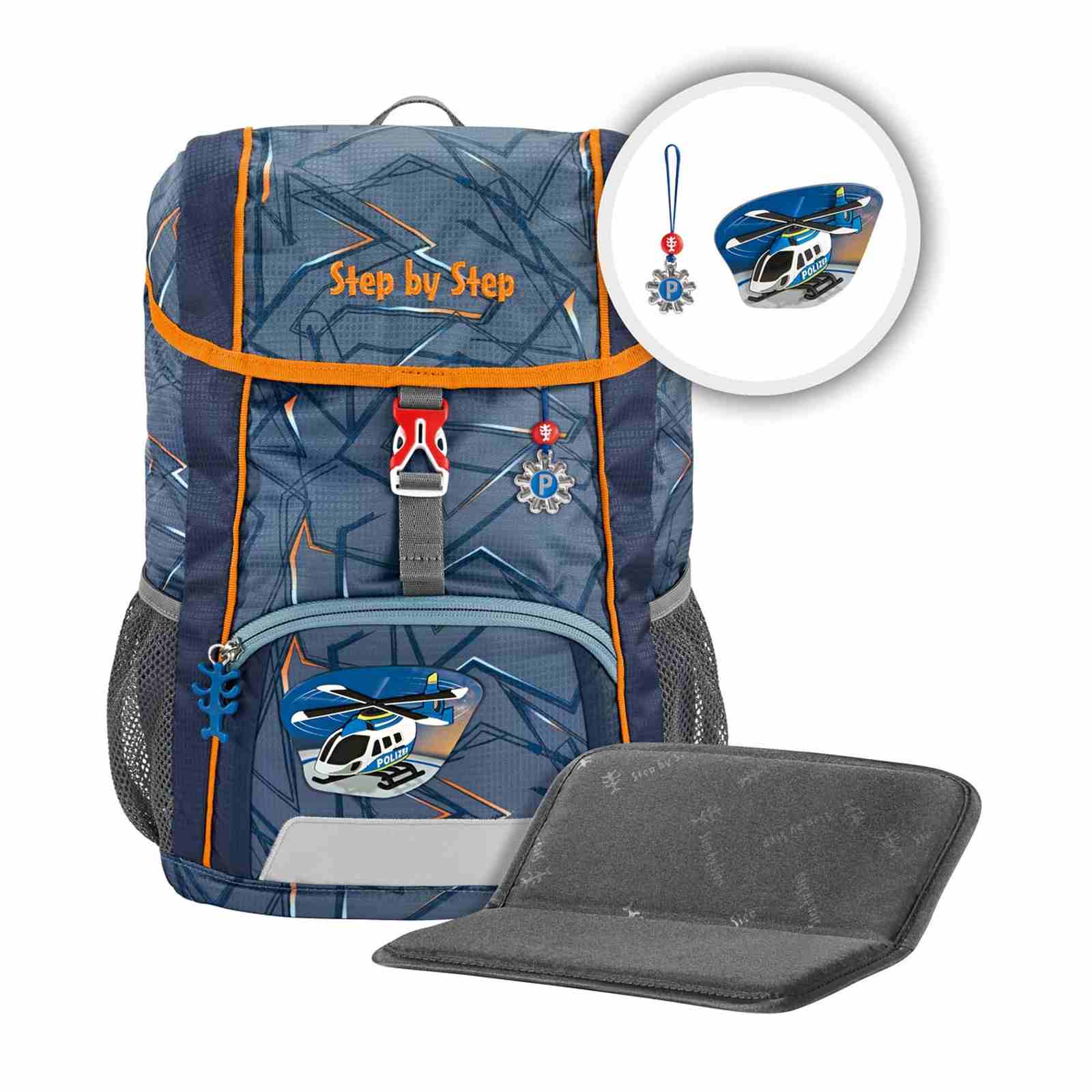 Step by Step KID Rucksack-Set "Helicopter Sam", 3-teilig