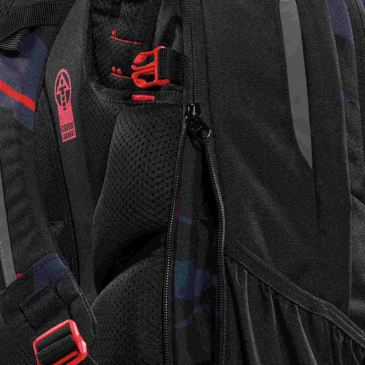 coocazoo Schulrucksack PORTER, Lava Lines