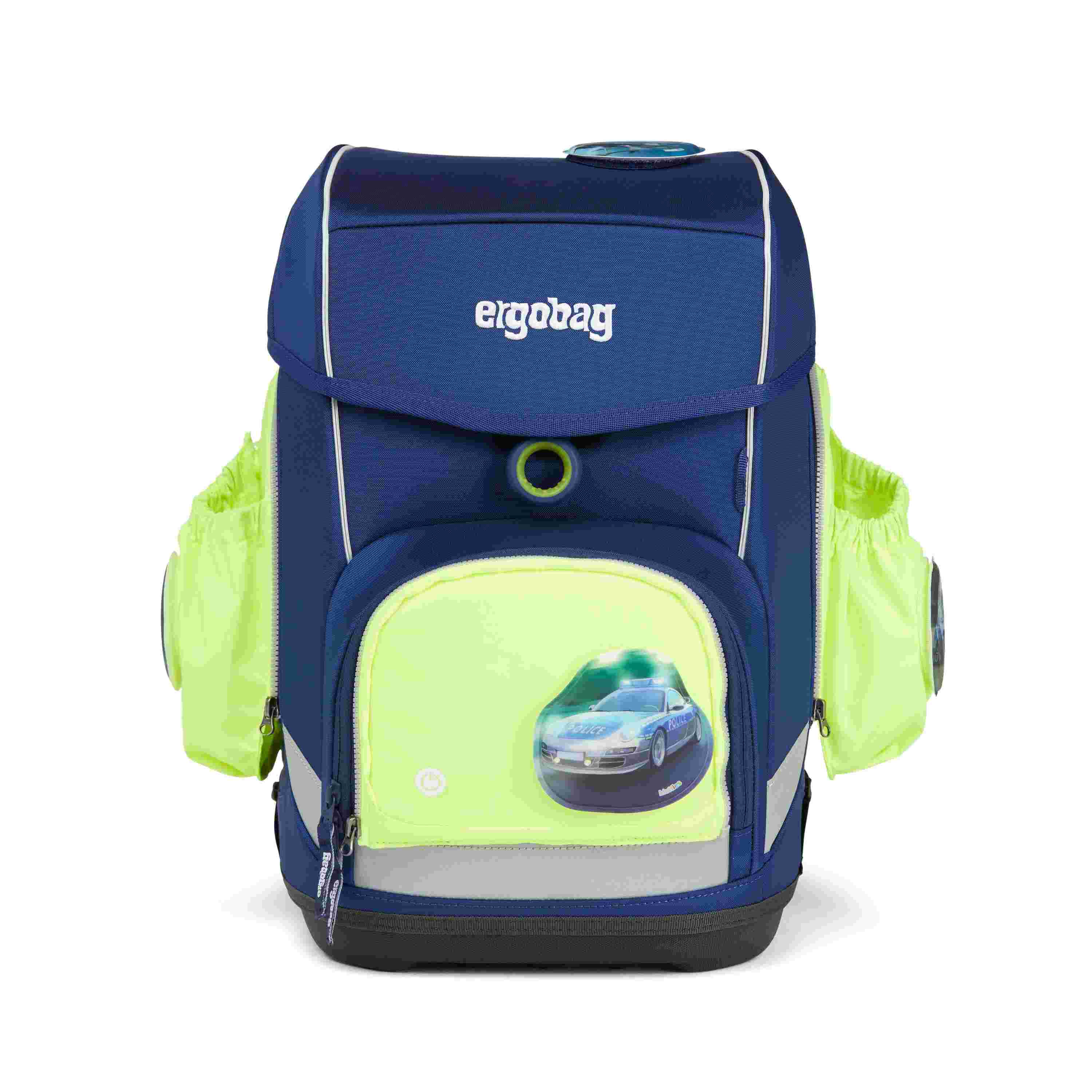 ergobag Fluo LED Seitentaschen Zip-Set Gelb