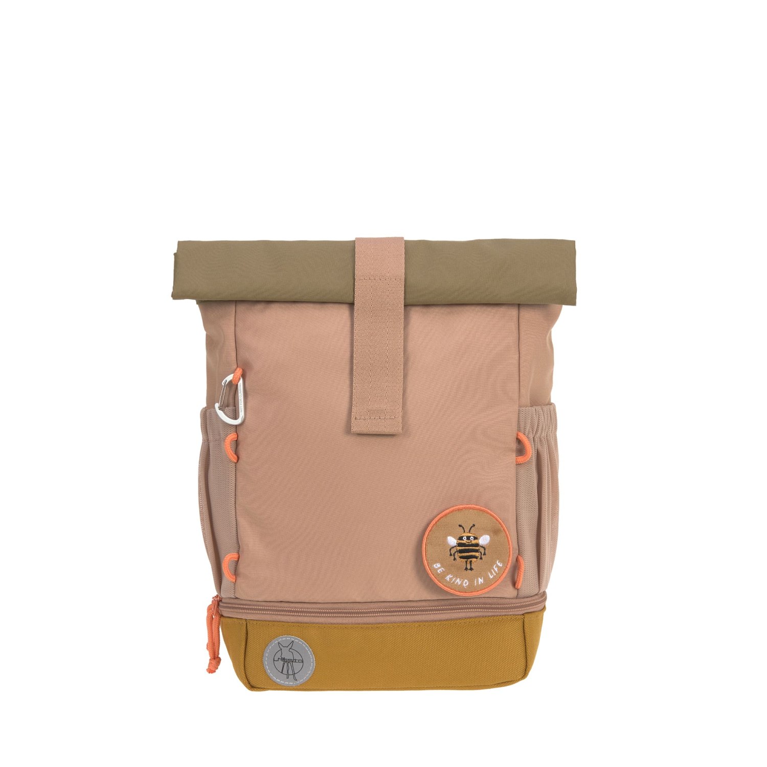 Lässig Kindergartenrucksack Rolltop - Nature, Nature hazelnut