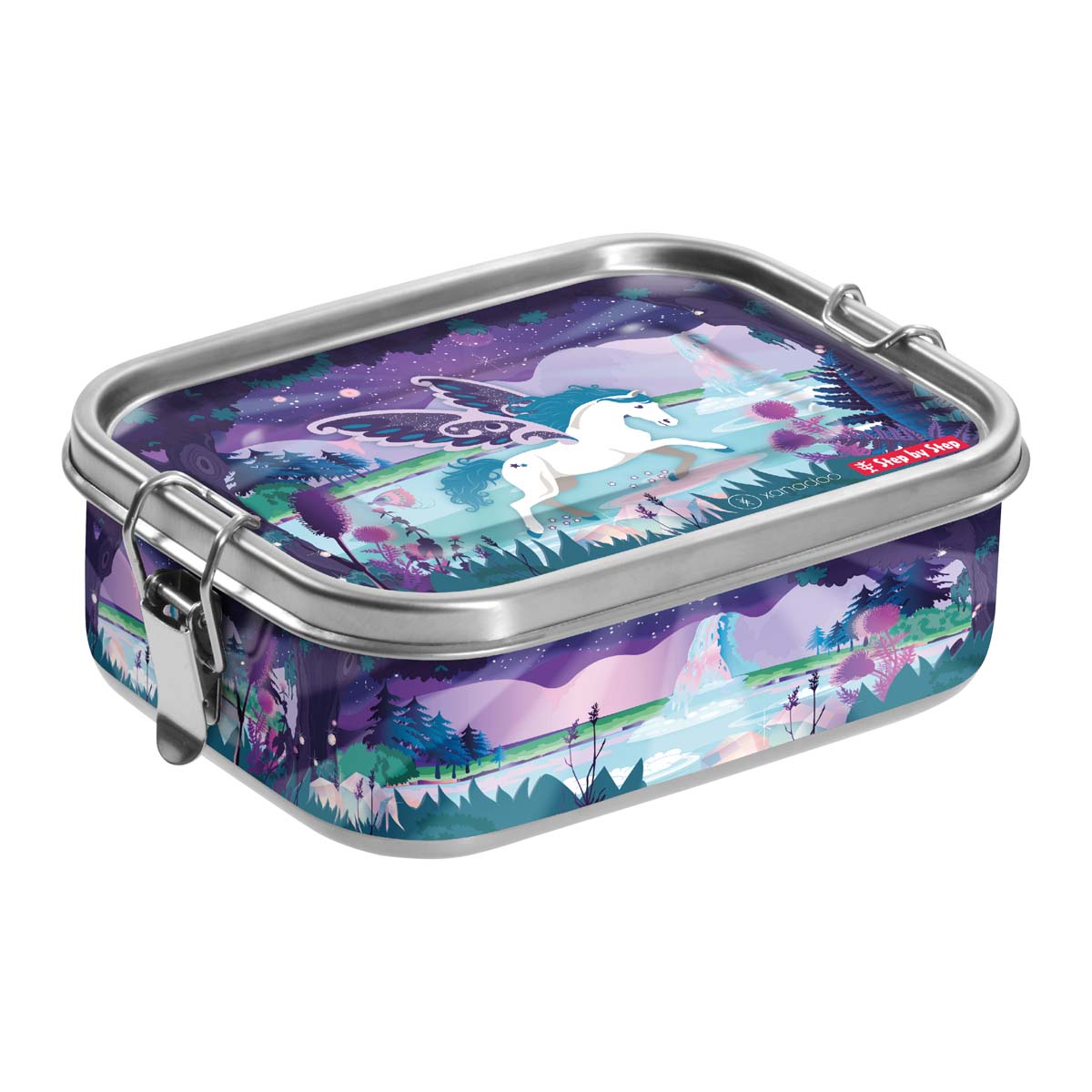 Step by Step Edelstahl-Lunchbox "Dreamy Pegasus Shadow"