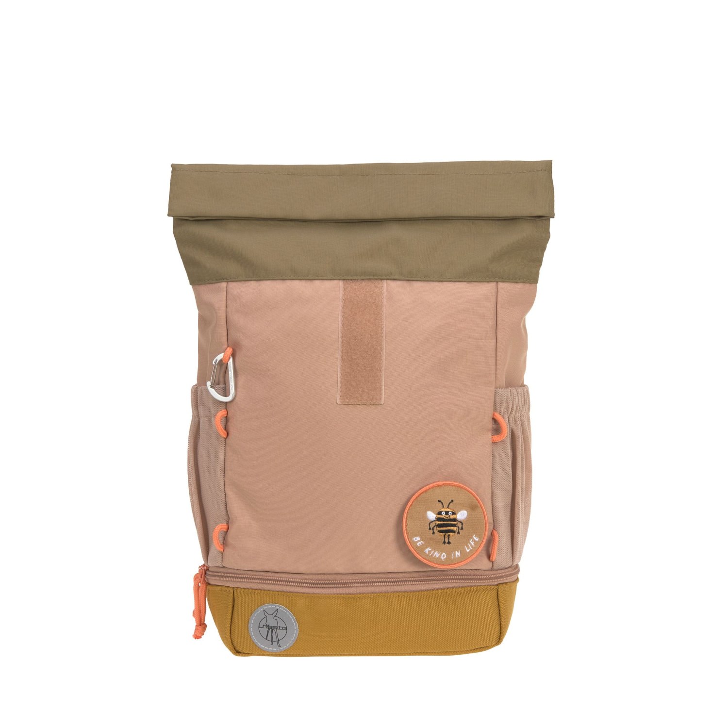 Lässig Kindergartenrucksack Rolltop - Nature, Nature hazelnut