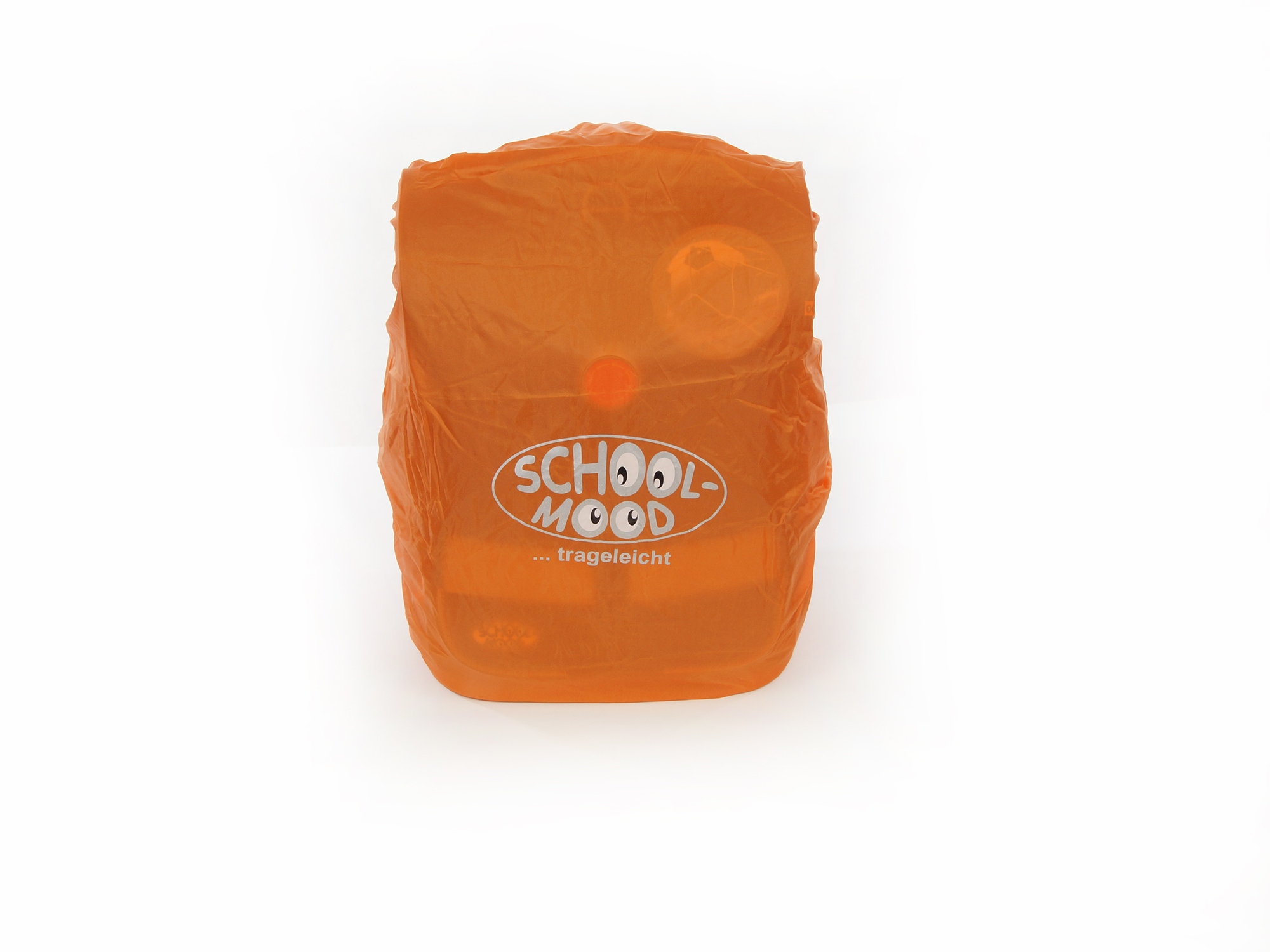 School Mood Regenhaube orange