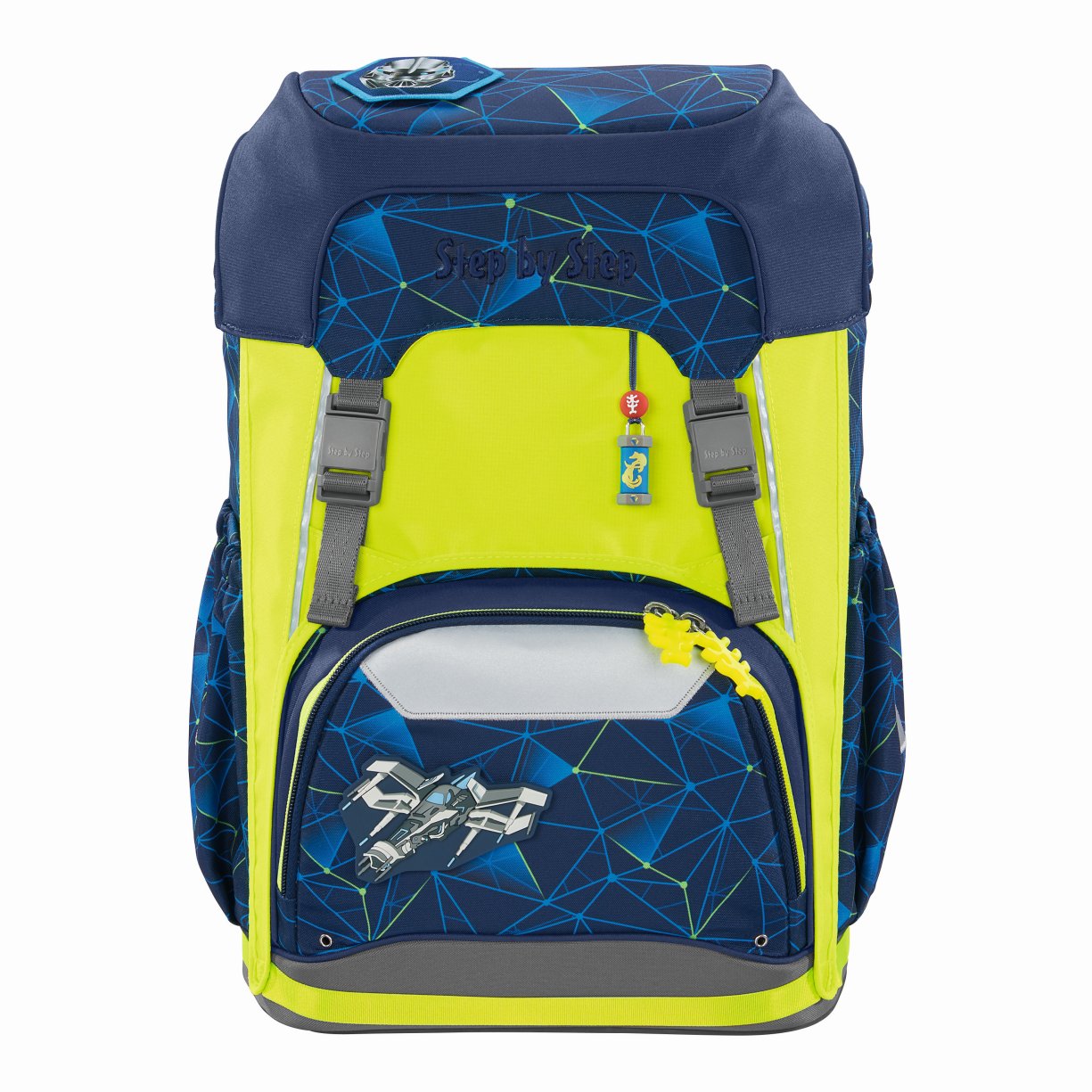 Step by Step Neon Pull-Over für das Schulrucksackmodell GIANT, Gelb