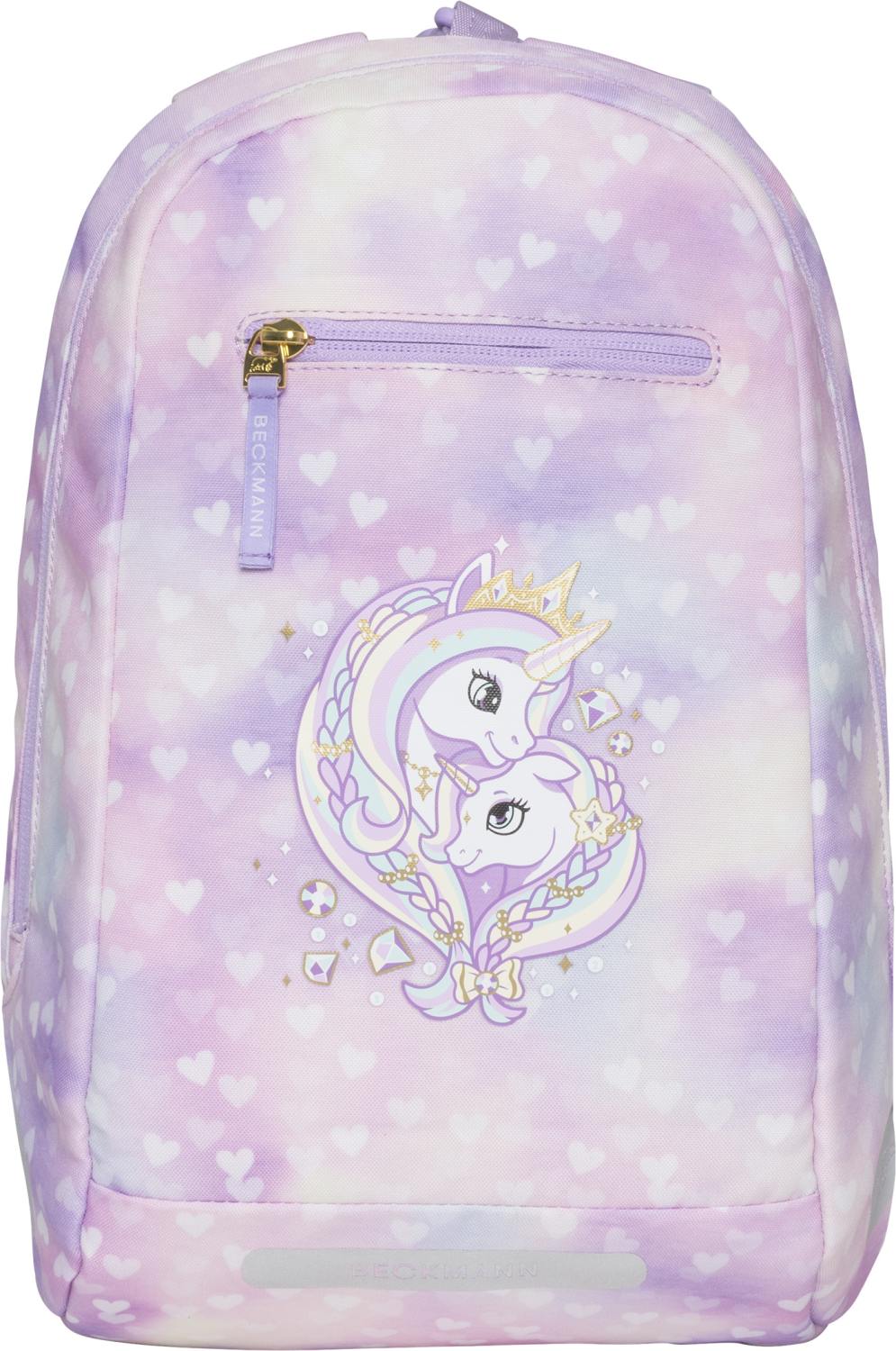 Beckmann Schulranzenset Classic 22 - 6-Tlg. Set Unicorn Princess Purple