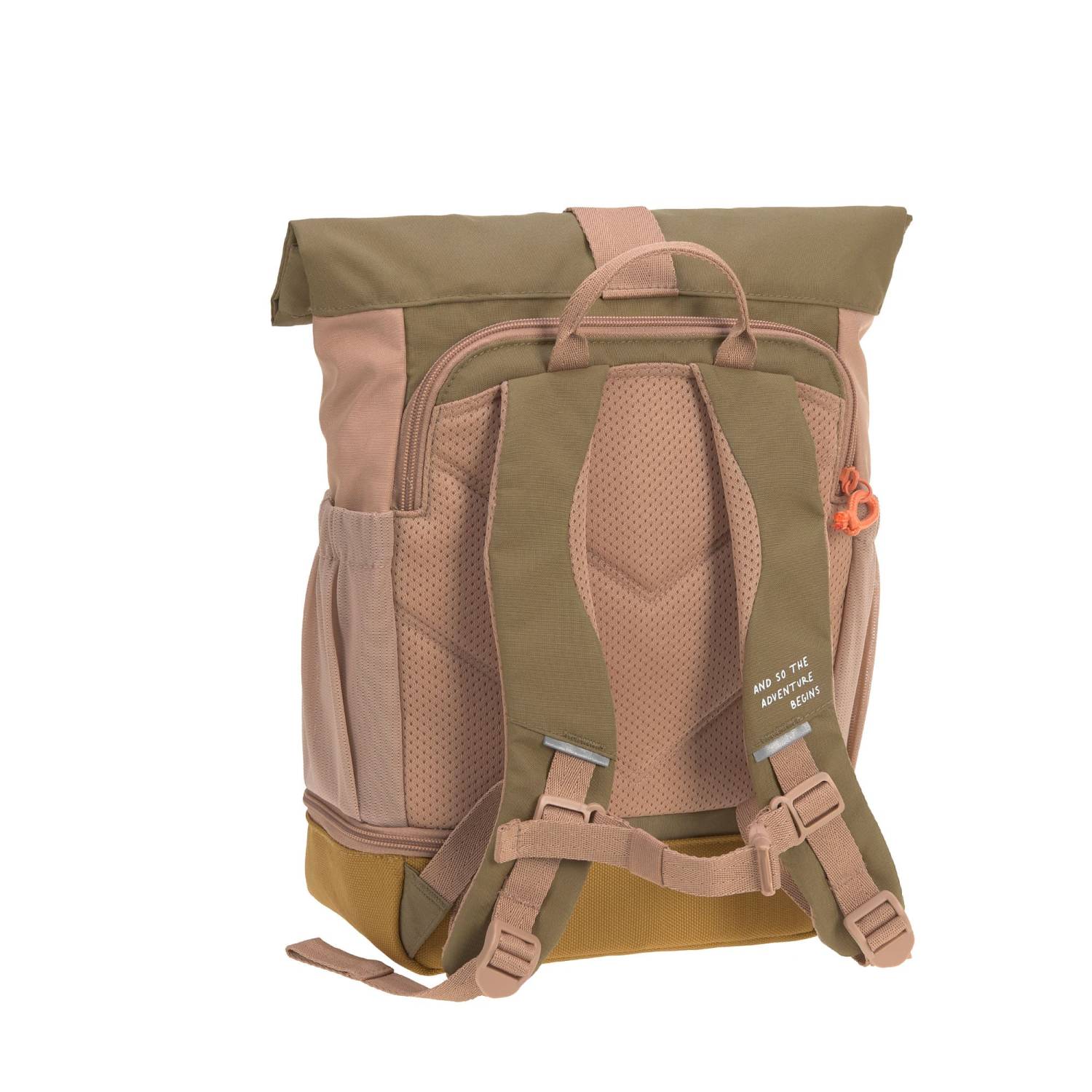 Lässig Kindergartenrucksack Rolltop - Nature, Nature hazelnut