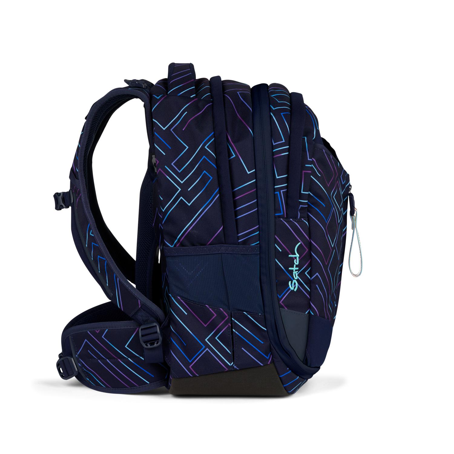 Satch match Schulrucksack Purple Laser